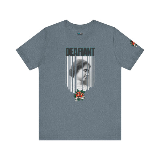 The Legacy Tee – Helen Keller x DEAFIANT | Title 42 Edition | Unisex Jersey Short Sleeve Shirt