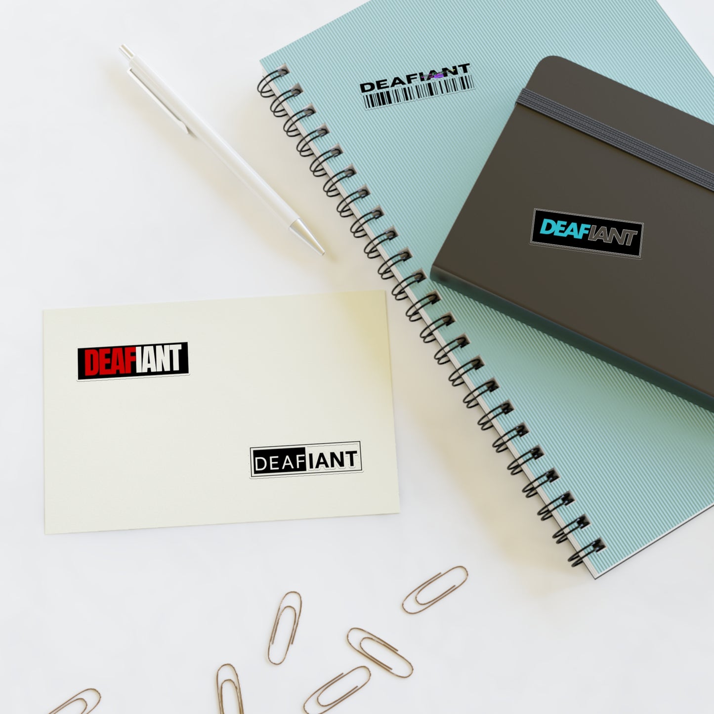 DEAFIANT - Stick it To Silence Sticker Sheet - Unique Wall Decor, Laptop Accessories, Gift for Teens, DIY Projects, Sure to Inspire!