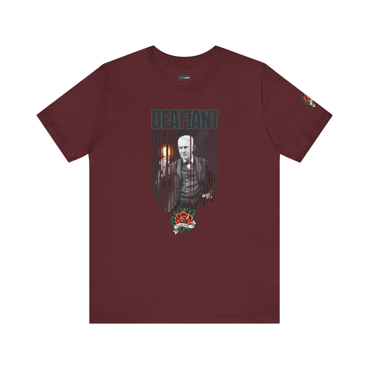 The Innovator Tee – Thomas Edison x DEAFIANT | Title 42 Edition| Unisex Jersey Tee