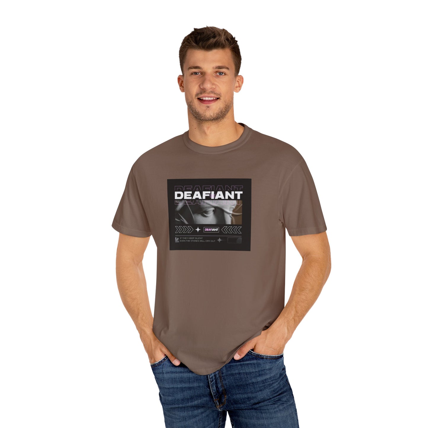 DEAFIANT If You Remain Silent Tee | Unisex Garment-Dyed Tee
