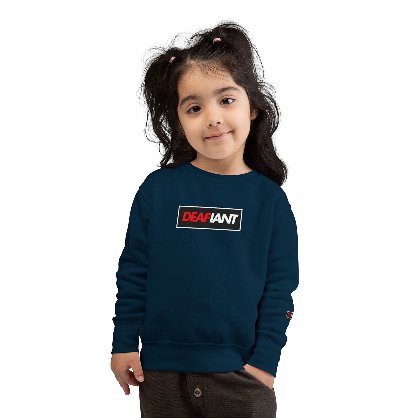 DEAFIANT Classic Logo Toddler Sweatshirt