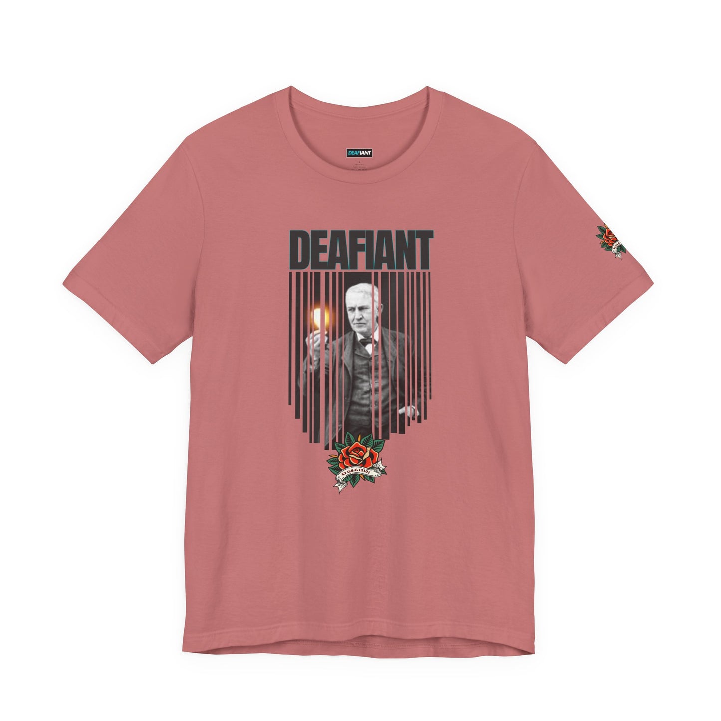 The Innovator Tee – Thomas Edison x DEAFIANT | Title 42 Edition| Unisex Jersey Tee