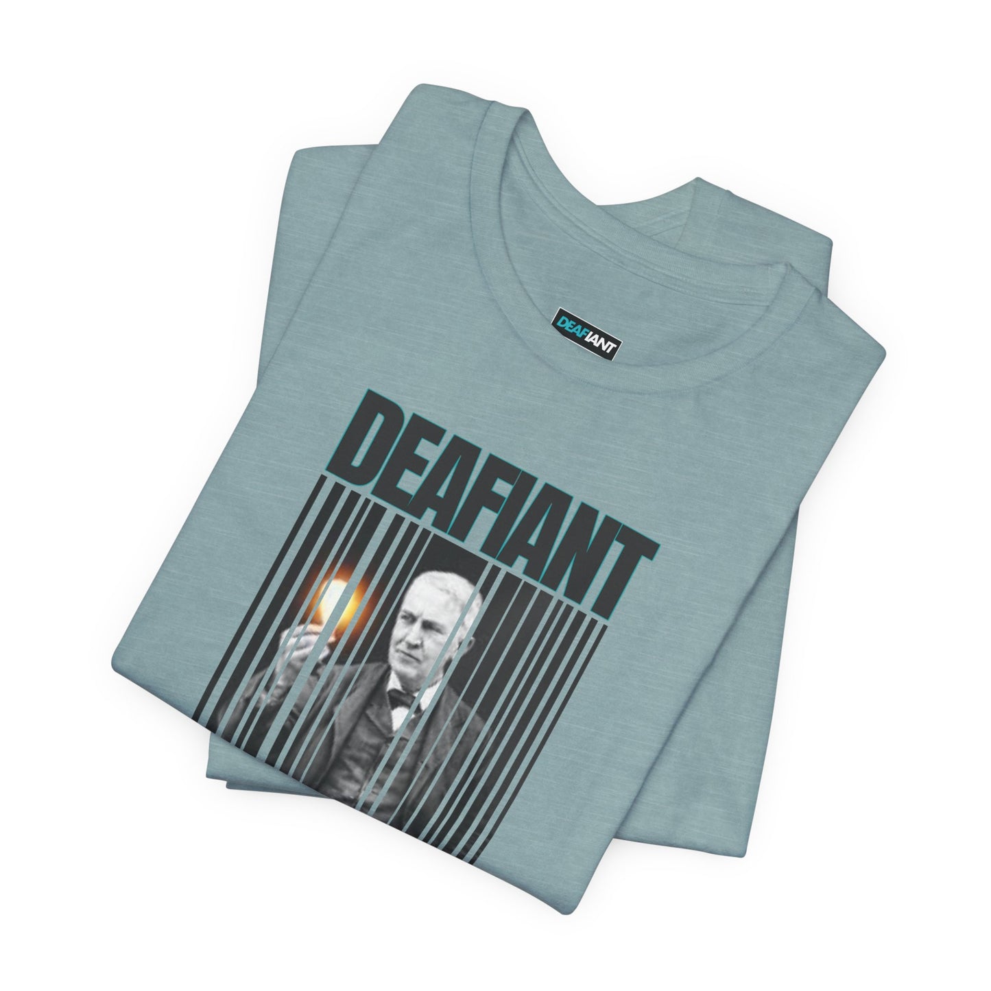 The Innovator Tee – Thomas Edison x DEAFIANT | Title 42 Edition| Unisex Jersey Tee