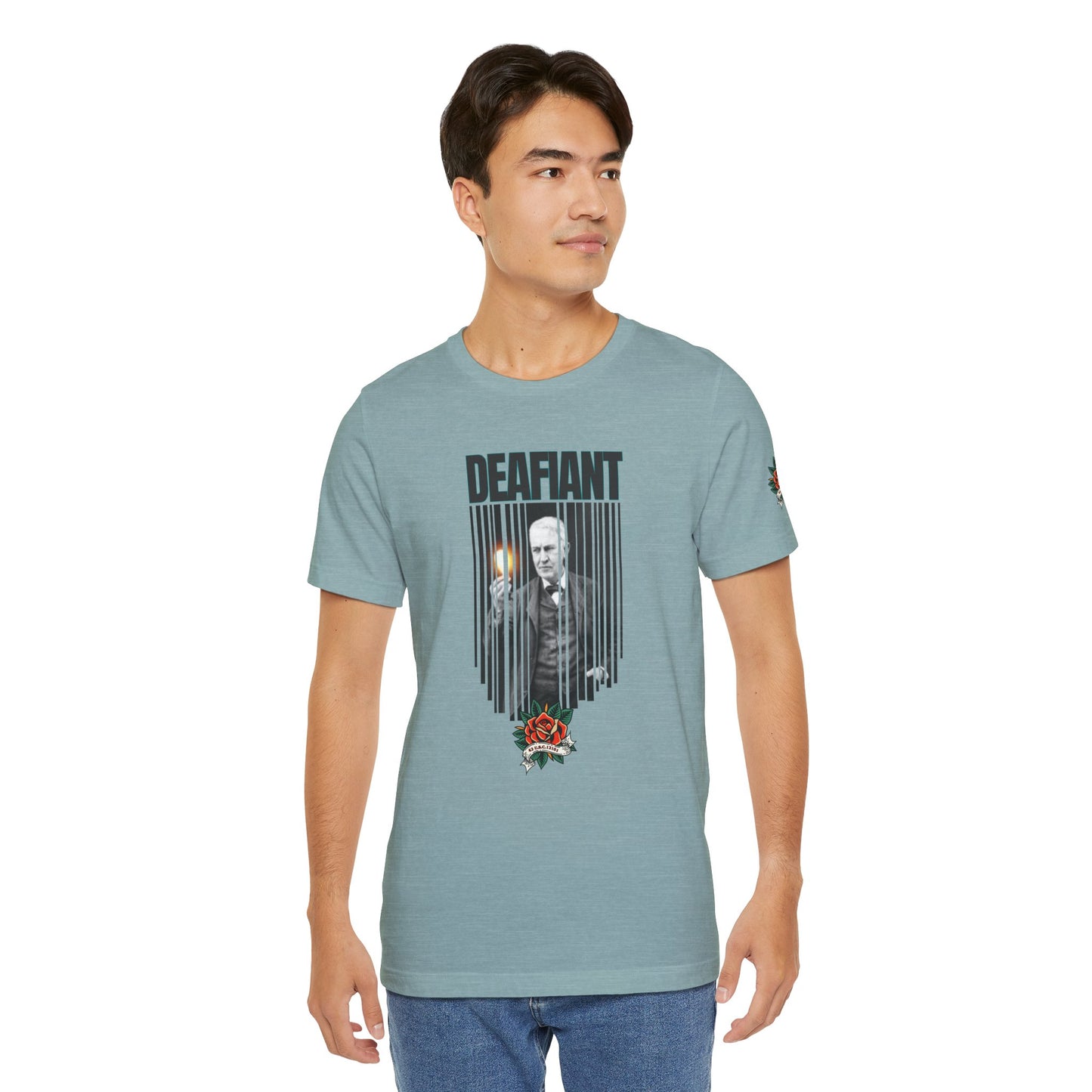 The Innovator Tee – Thomas Edison x DEAFIANT | Title 42 Edition| Unisex Jersey Tee