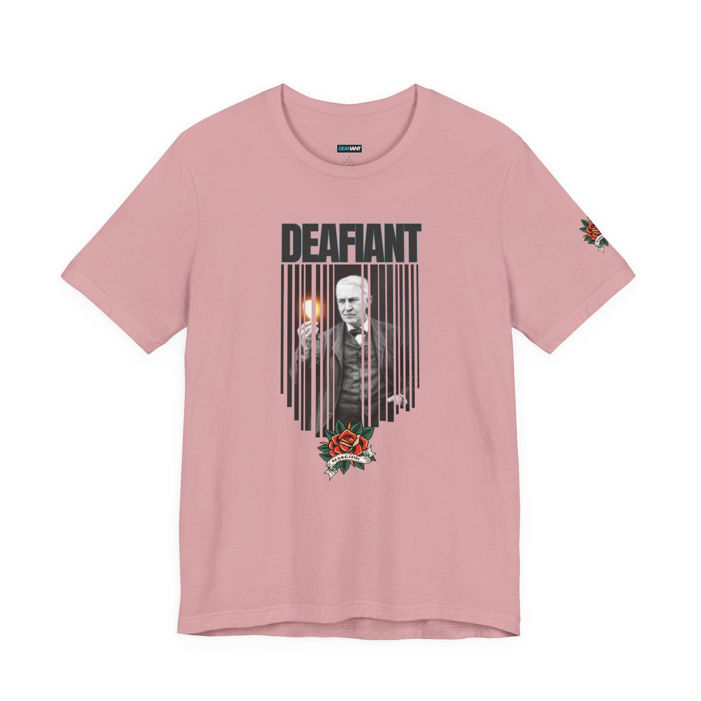 The Innovator Tee – Thomas Edison x DEAFIANT | Title 42 Edition| Unisex Jersey Tee