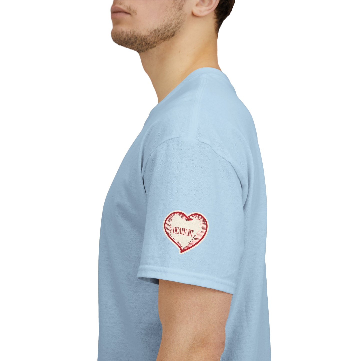 DEAFIANT Love Is Deaf Tee | Unisex Graphic Tee