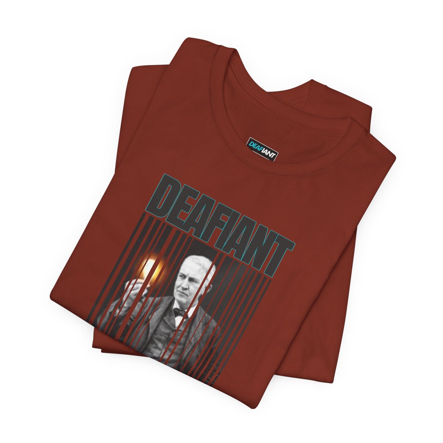 The Innovator Tee – Thomas Edison x DEAFIANT | Title 42 Edition| Unisex Jersey Tee
