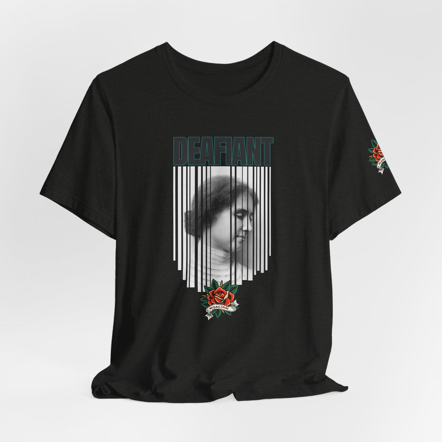 The Legacy Tee – Helen Keller x DEAFIANT | Title 42 Edition | Unisex Jersey Short Sleeve Shirt