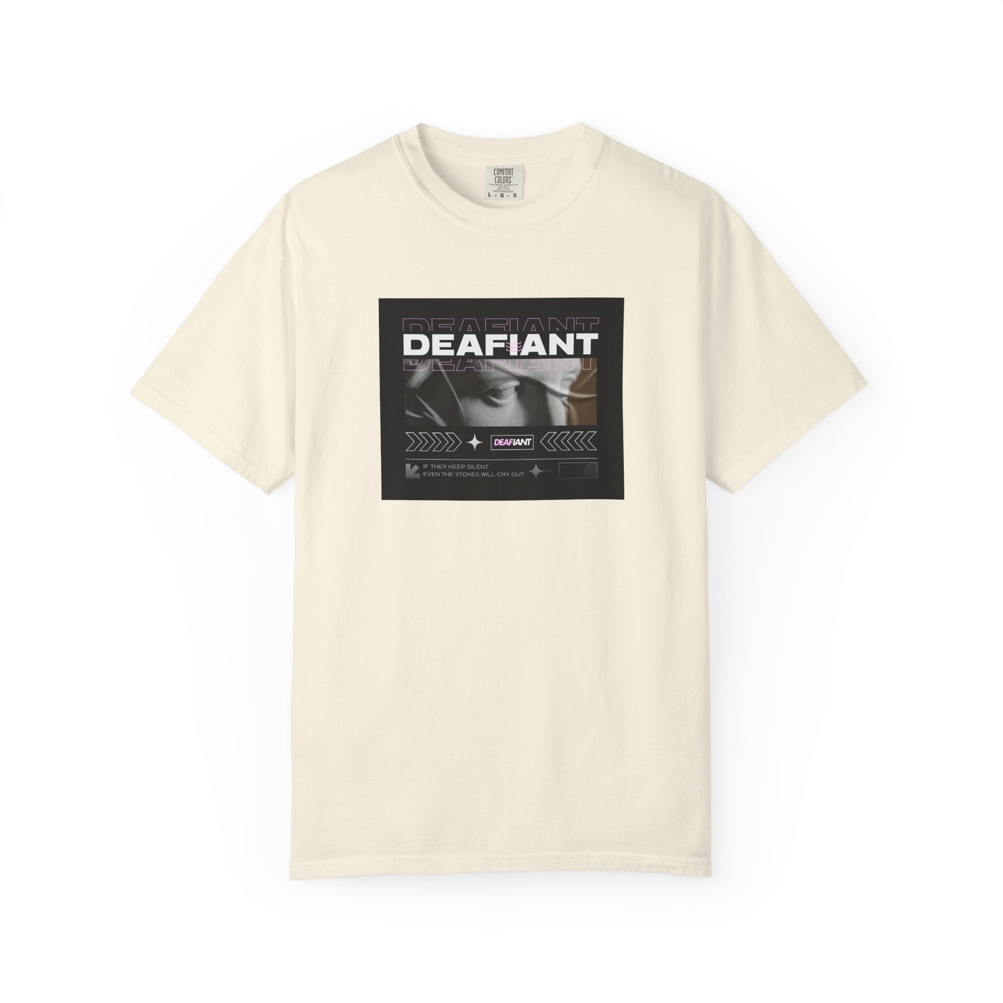 DEAFIANT If You Remain Silent Tee | Unisex Garment-Dyed Tee