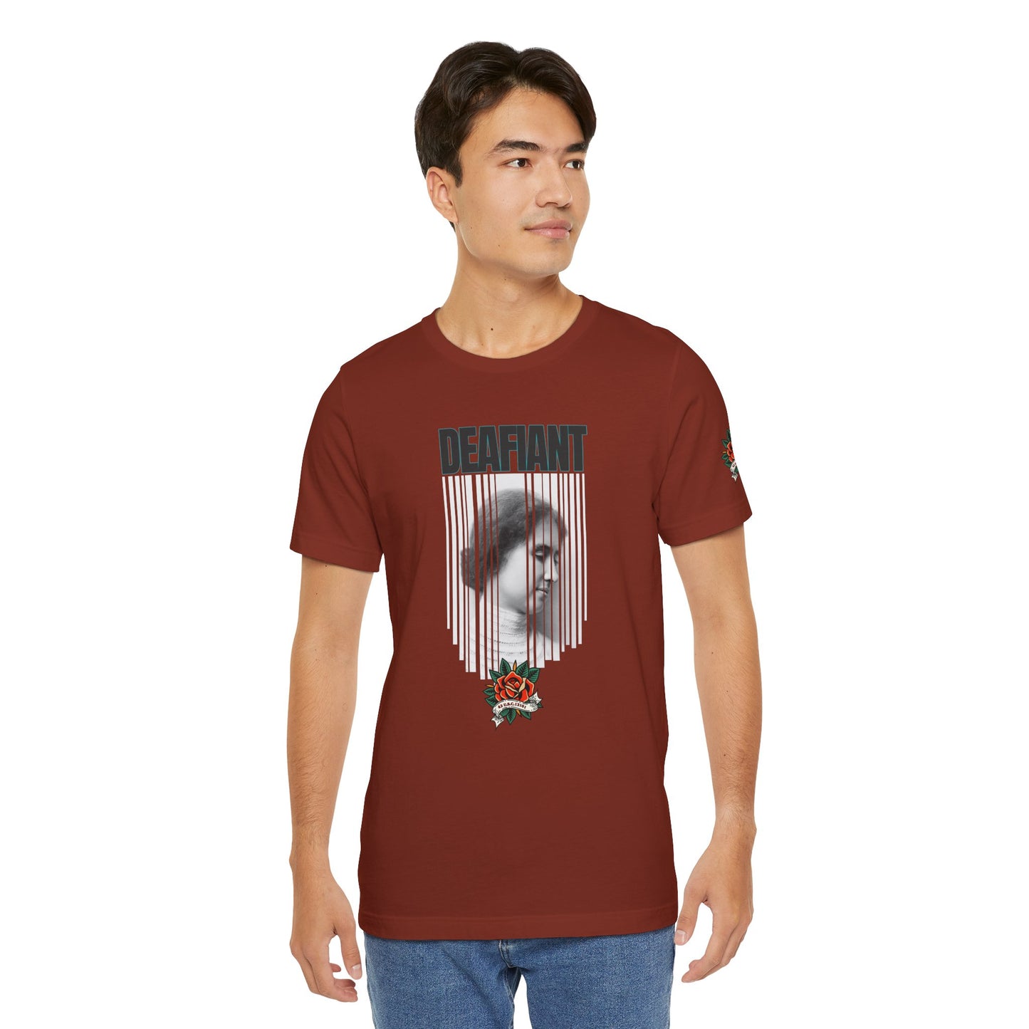 The Legacy Tee – Helen Keller x DEAFIANT | Title 42 Edition | Unisex Jersey Short Sleeve Shirt