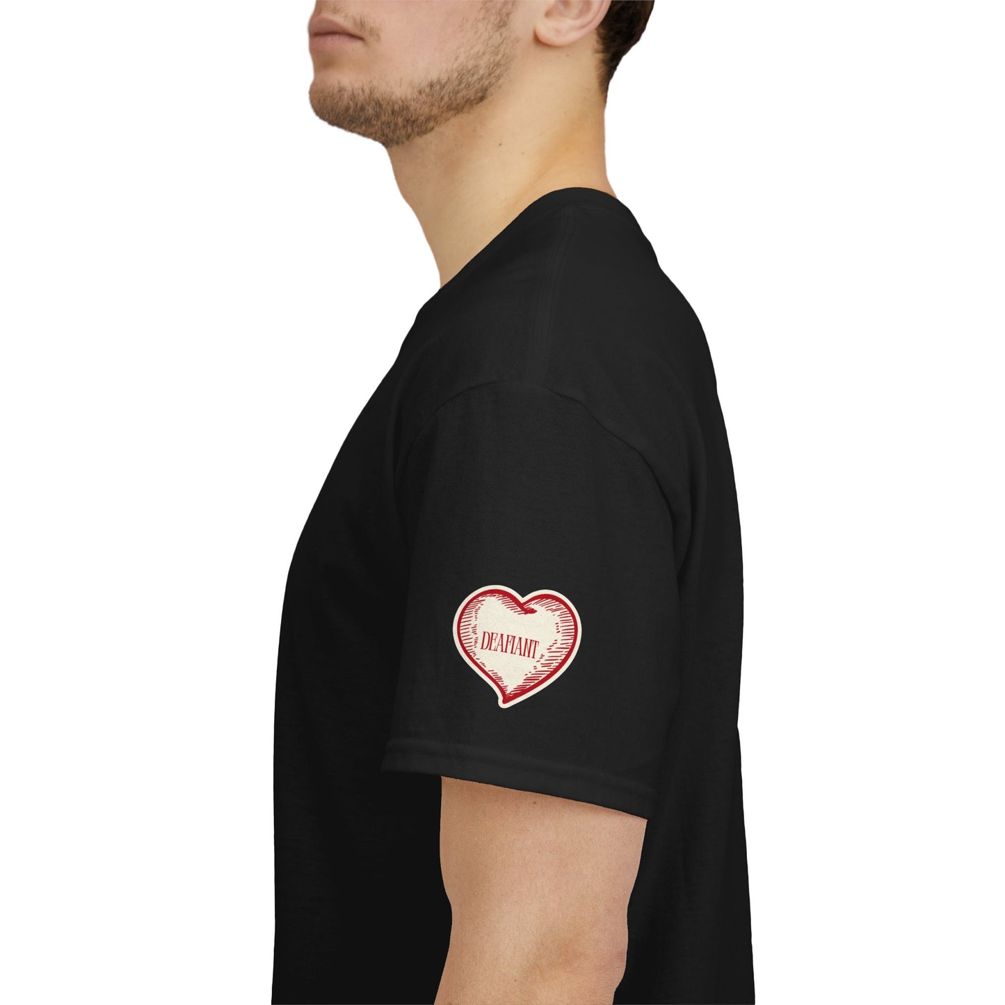 DEAFIANT Love Is Deaf Tee | Unisex Graphic Tee