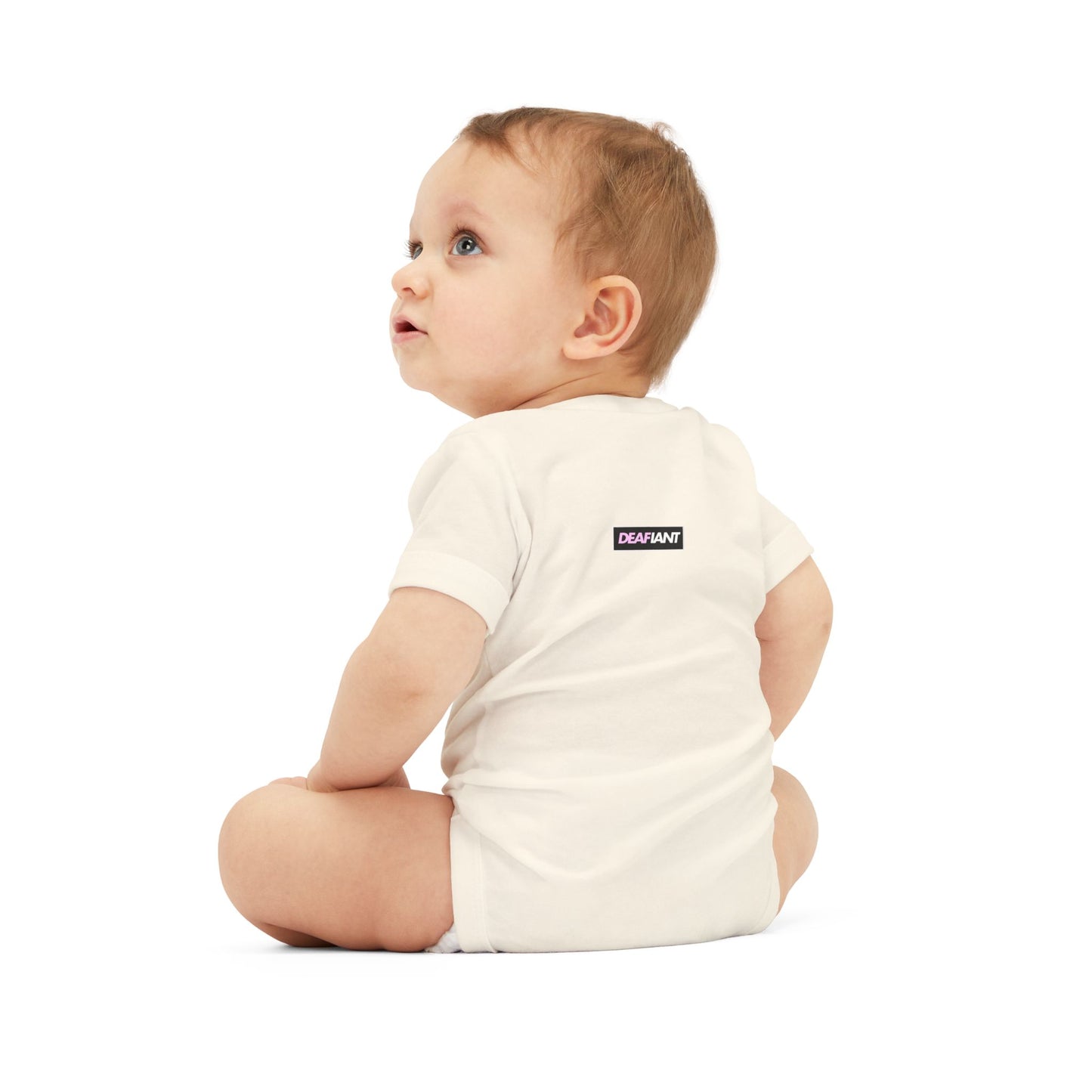 DEAFIANTLY CUTE Infant Jersey One Piece | Baby Bodysuit