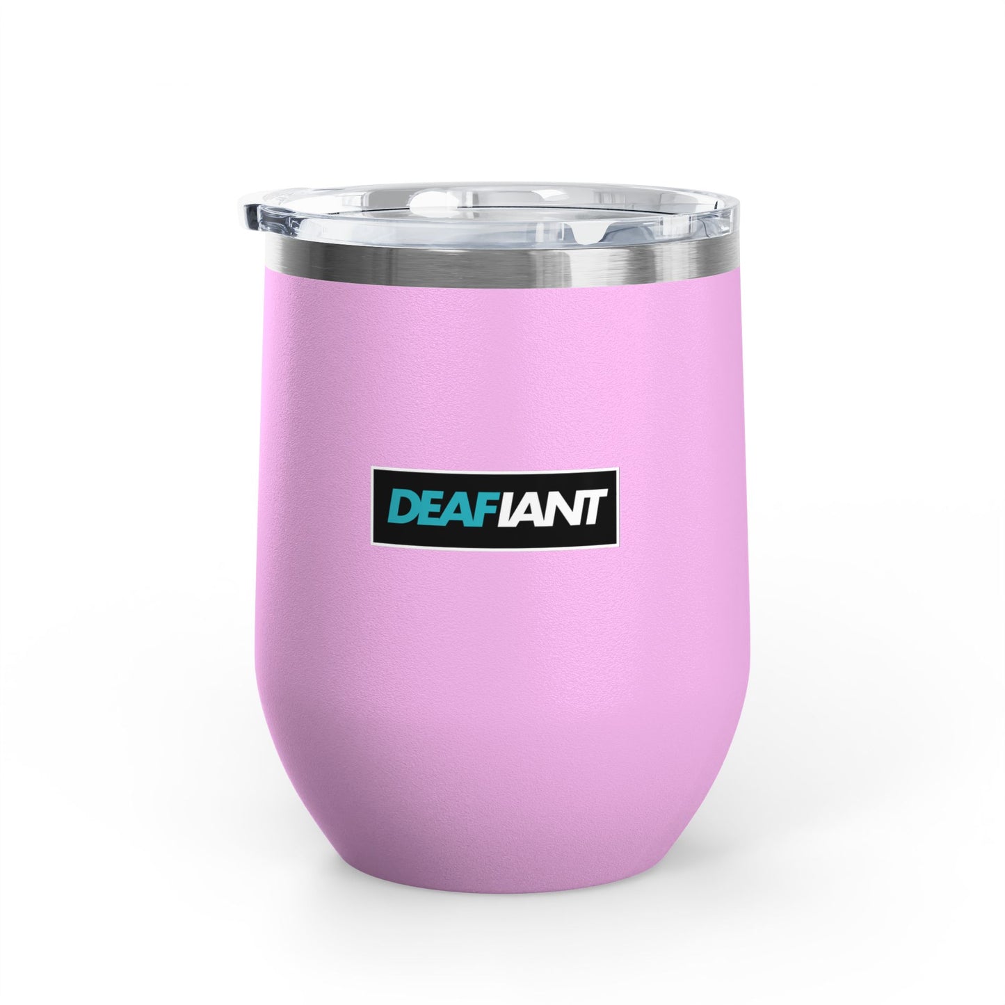DEAFIANT You Should Learn Sign Language Wine Tumbler, 12oz