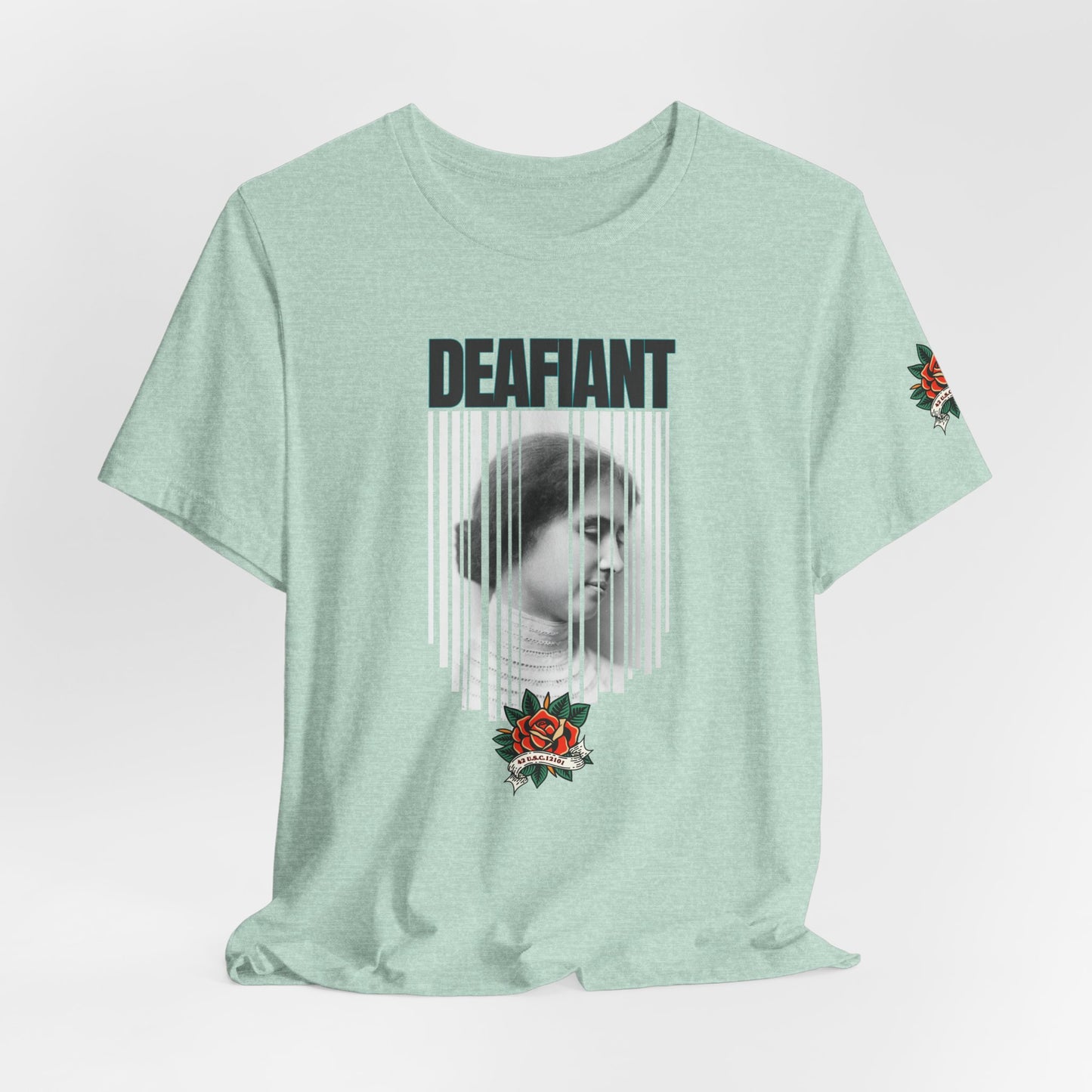 The Legacy Tee – Helen Keller x DEAFIANT | Title 42 Edition | Unisex Jersey Short Sleeve Shirt