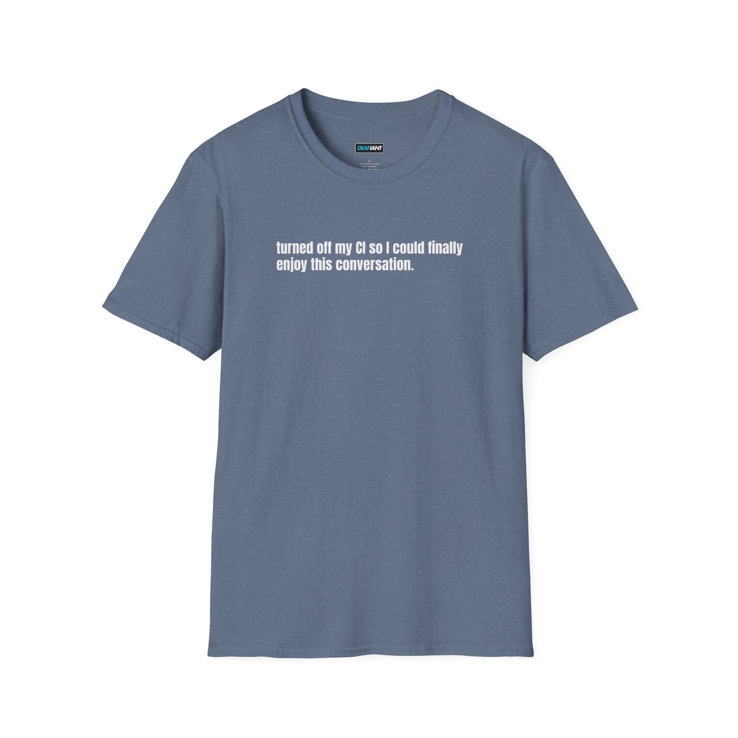 DEAFIANT CI Talk | Unisex T-Shirt