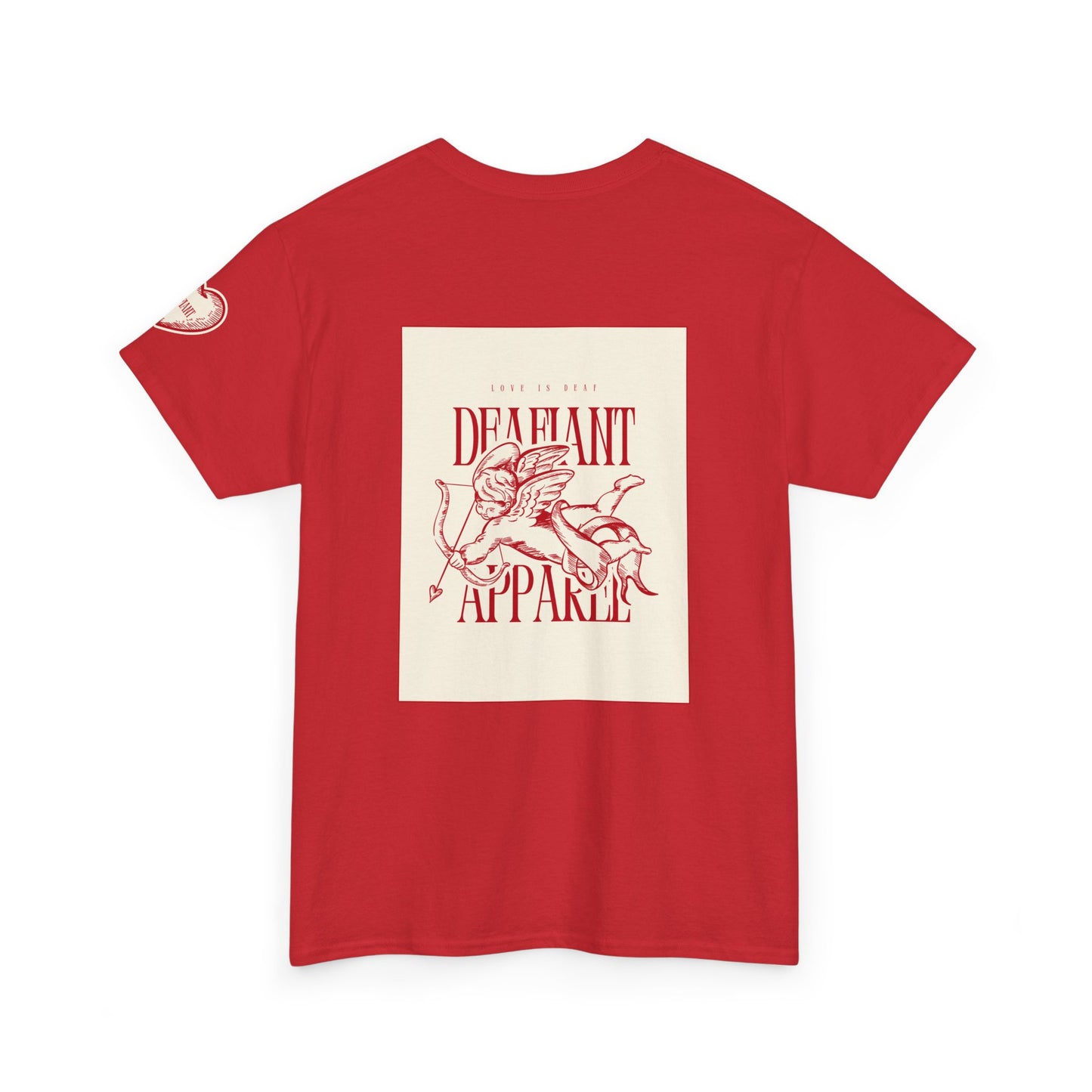 DEAFIANT Love Is Deaf Tee | Unisex Graphic Tee