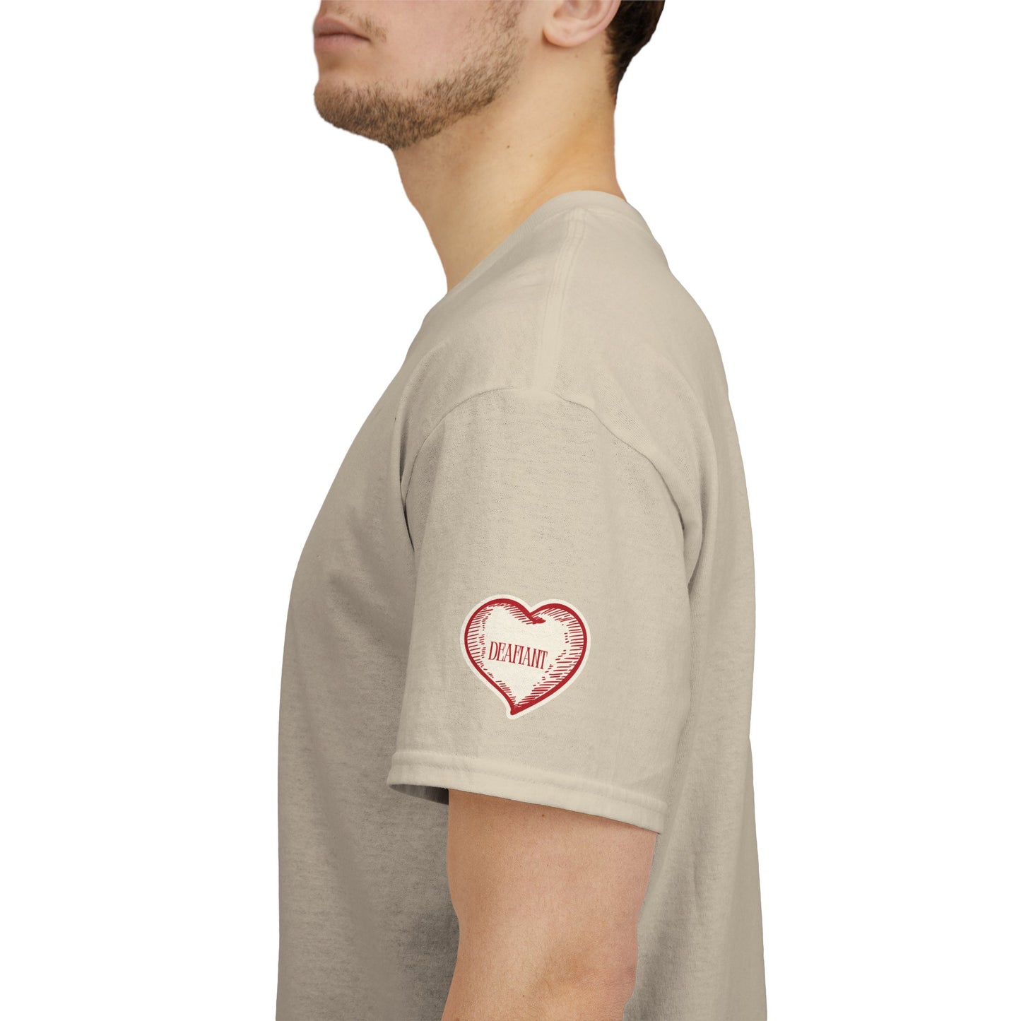 DEAFIANT Love Is Deaf Tee | Unisex Graphic Tee