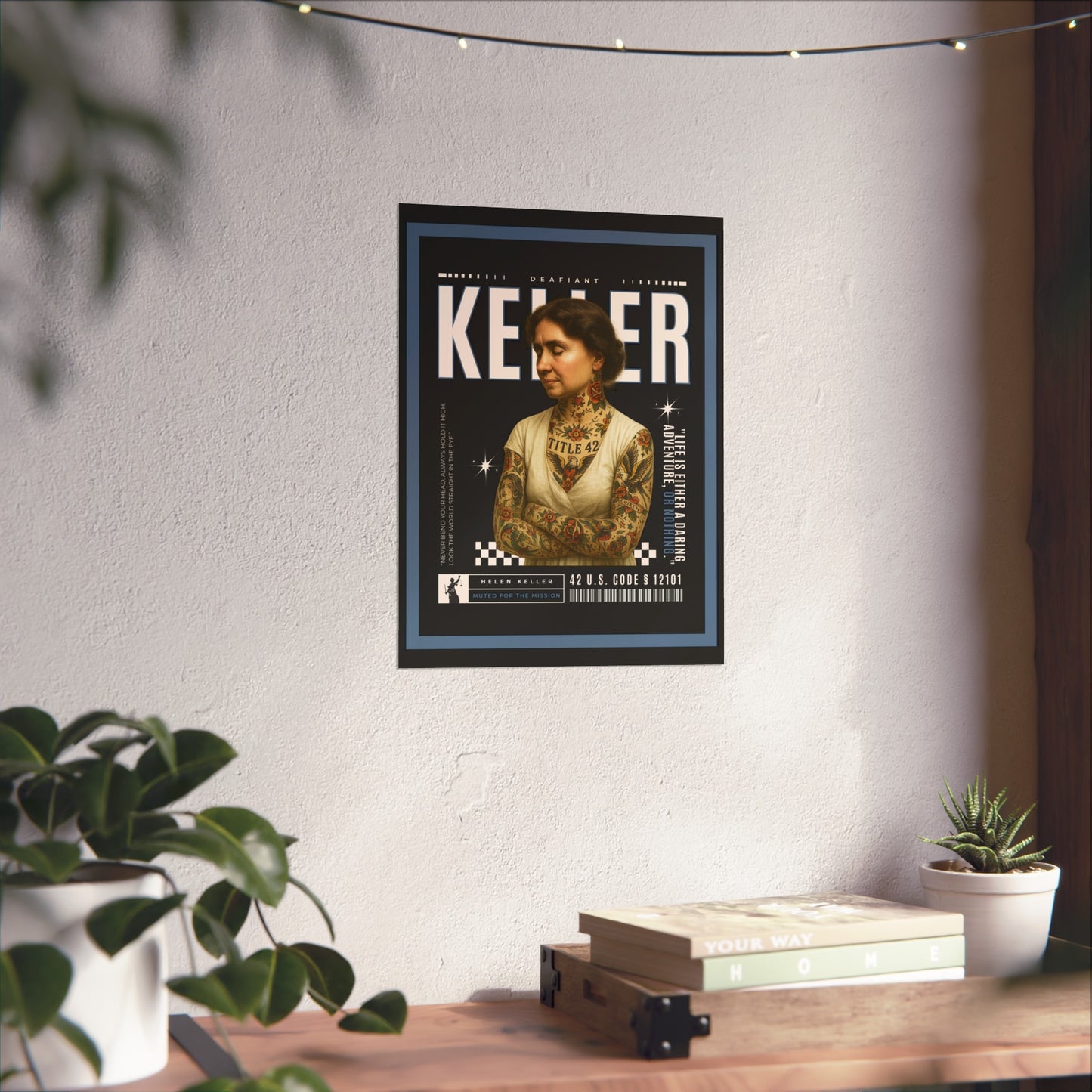 DEAFIANT The Legacy in Ink Collection HELEN | Fine Art Poster