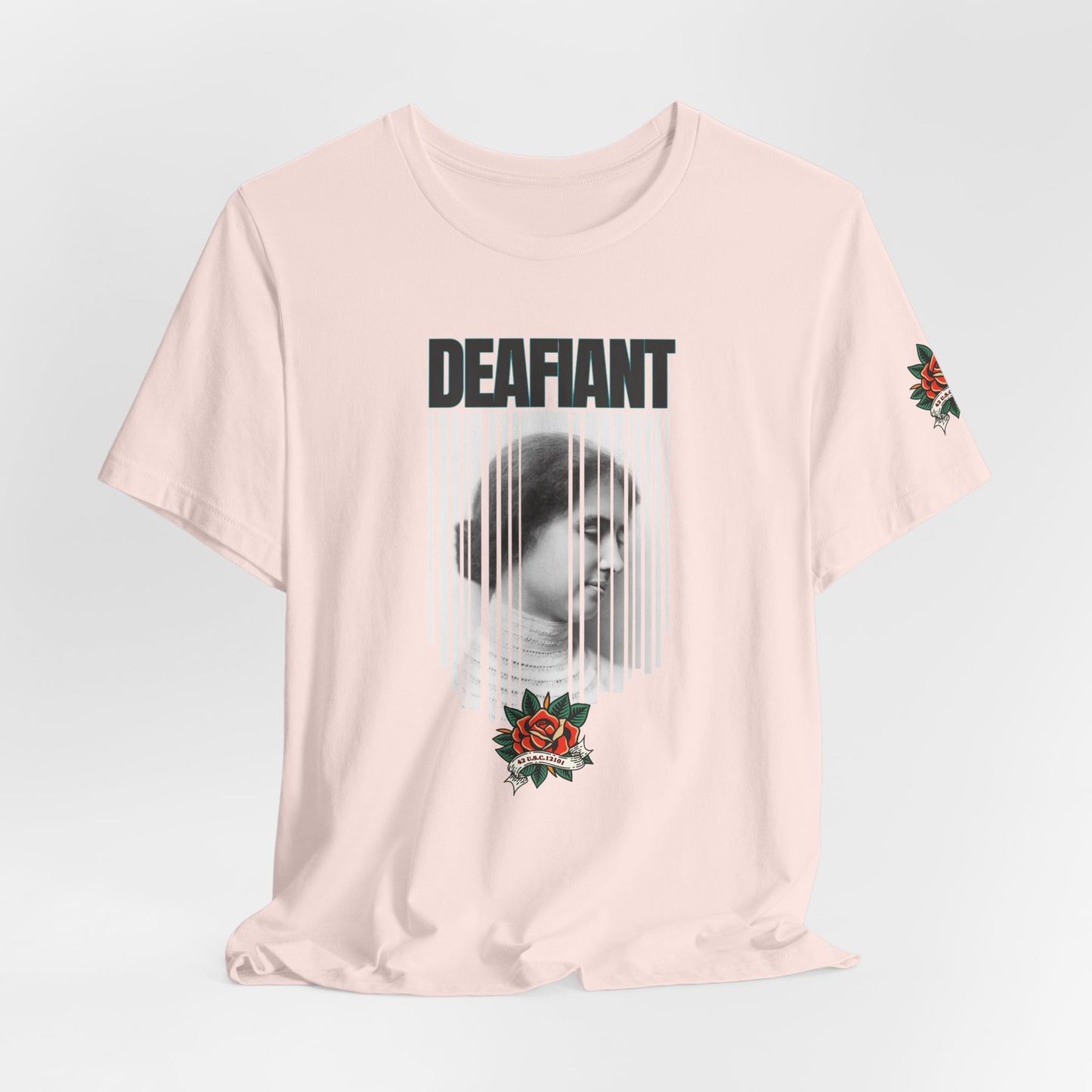 The Legacy Tee – Helen Keller x DEAFIANT | Title 42 Edition | Unisex Jersey Short Sleeve Shirt