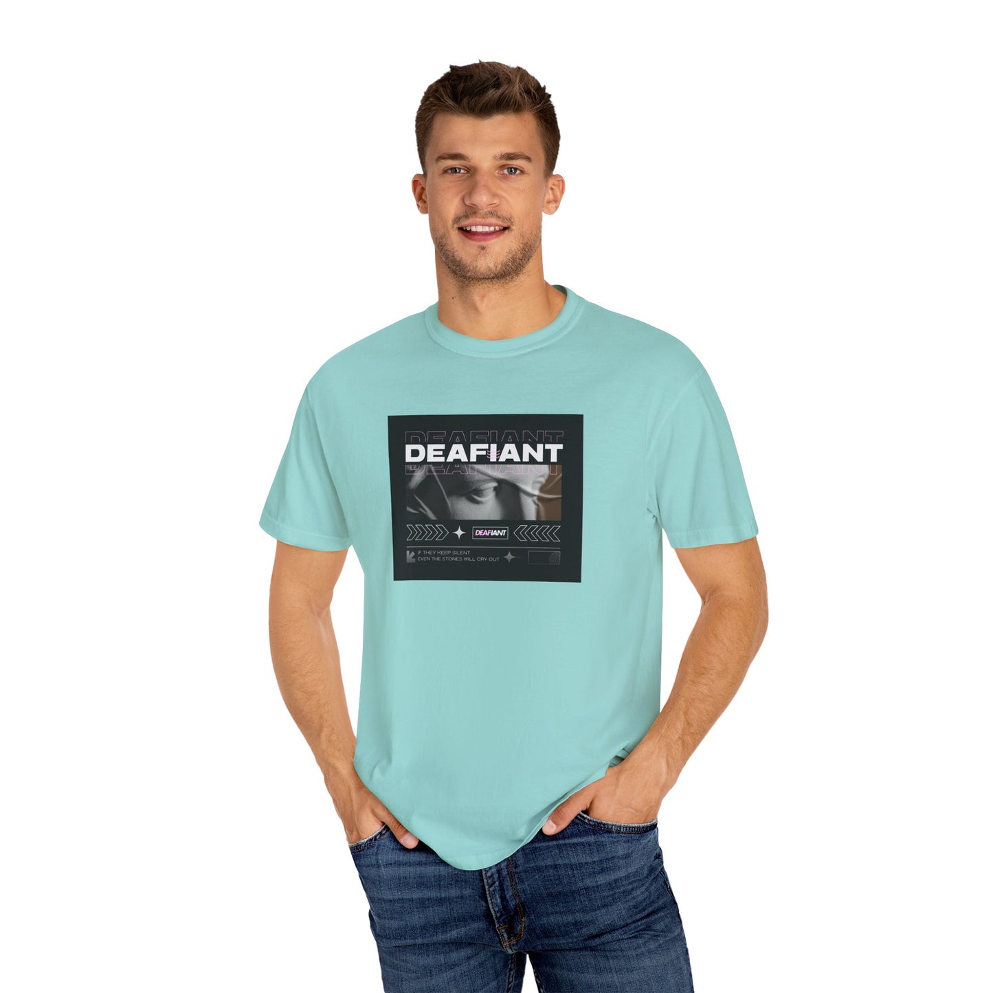 DEAFIANT If You Remain Silent Tee | Unisex Garment-Dyed Tee