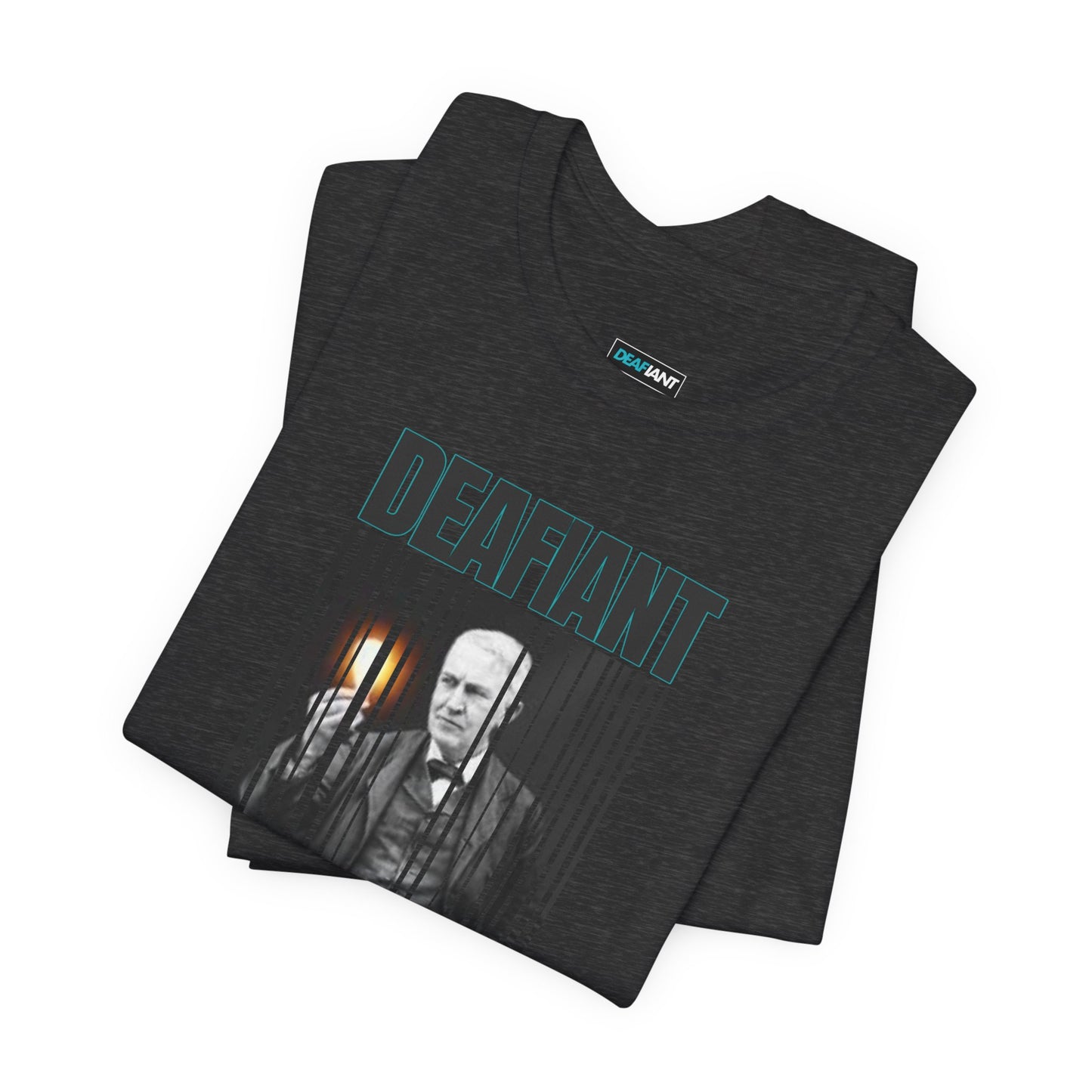 The Innovator Tee – Thomas Edison x DEAFIANT | Title 42 Edition| Unisex Jersey Tee