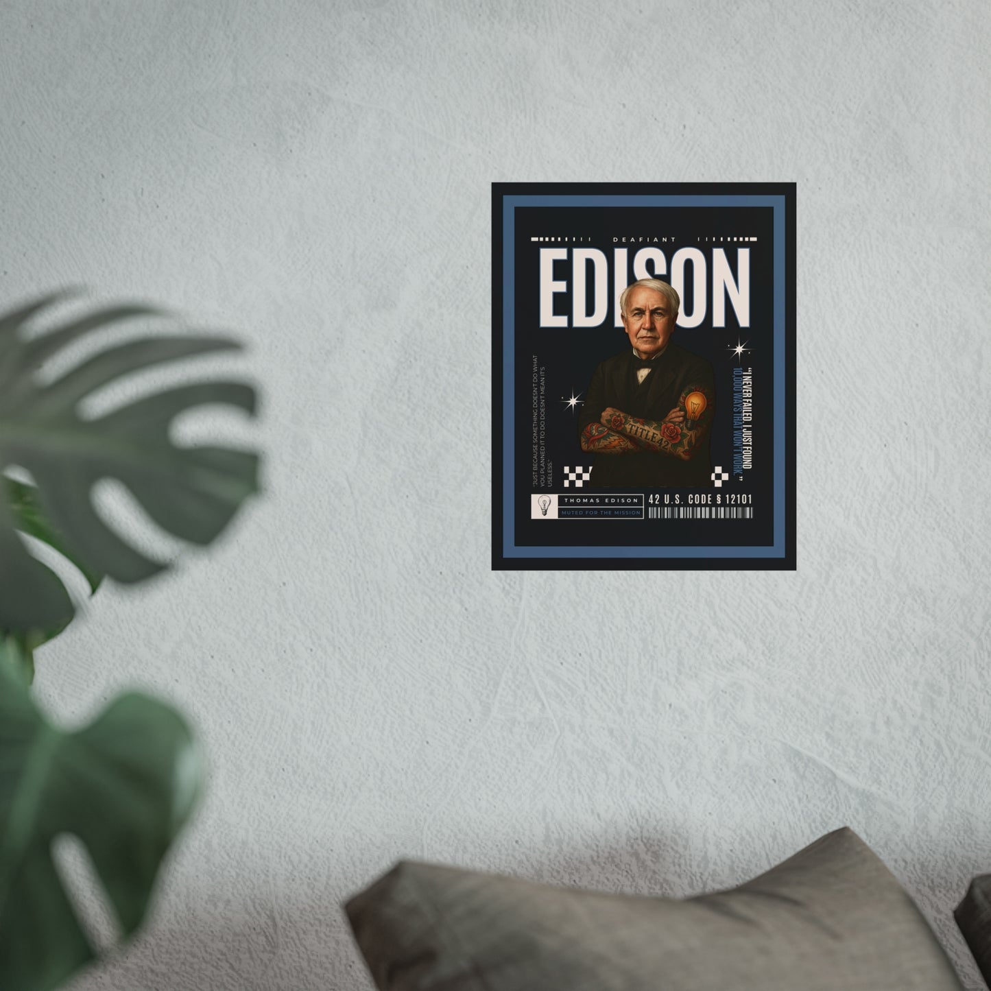 DEAFIANT The Legacy In Ink Collection EDISON| Fine Art Poster