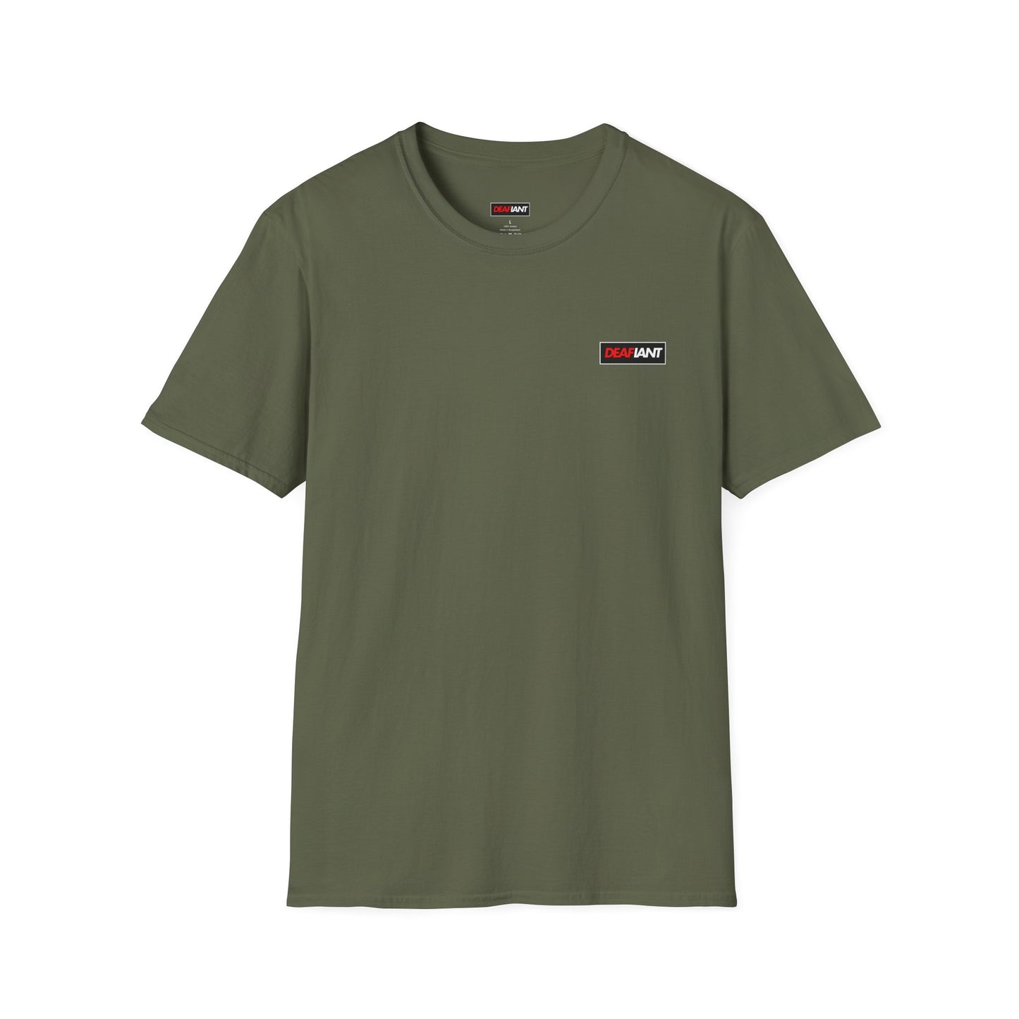 DEAFIANT Classic Logo Tee | Unisex Soft style cotton tee