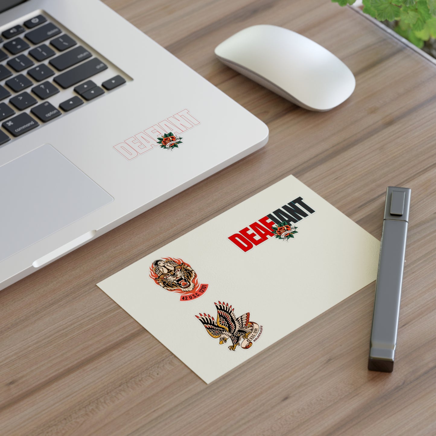 DEAFIANT - Title 42 Rights Sticker Sheets | Perfect for Decor, Scrapbooking, Gifts, Collectibles, or Personalizing Items