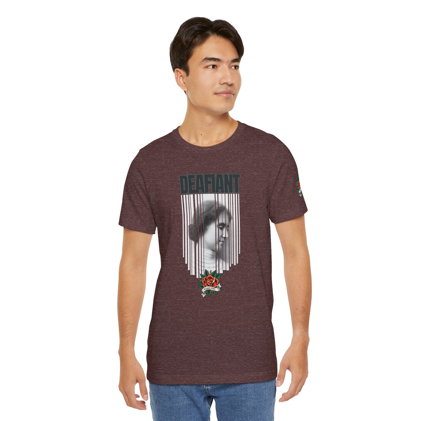 The Legacy Tee – Helen Keller x DEAFIANT | Title 42 Edition | Unisex Jersey Short Sleeve Shirt