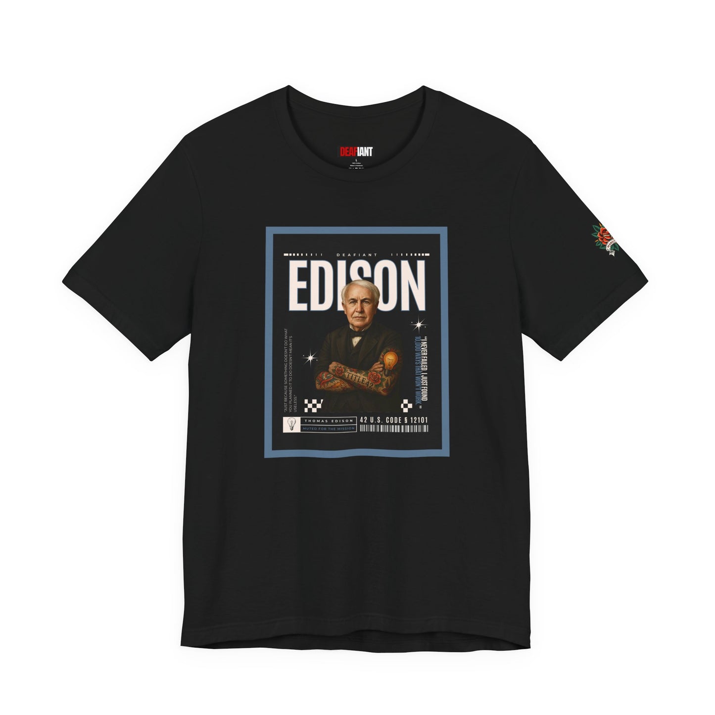 DEAFIANT Deaf Edison Tee | Unisex Short Sleeve