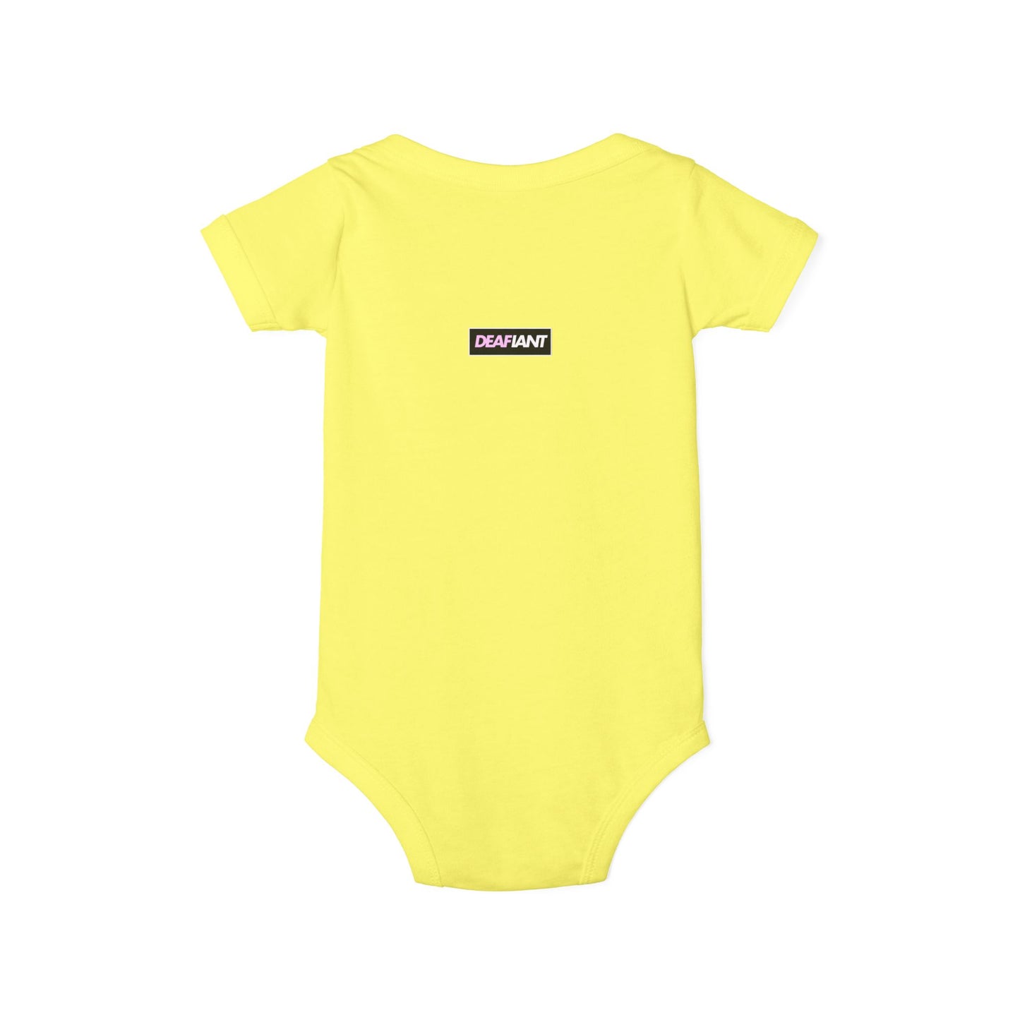 DEAFIANTLY CUTE Infant Jersey One Piece | Baby Bodysuit