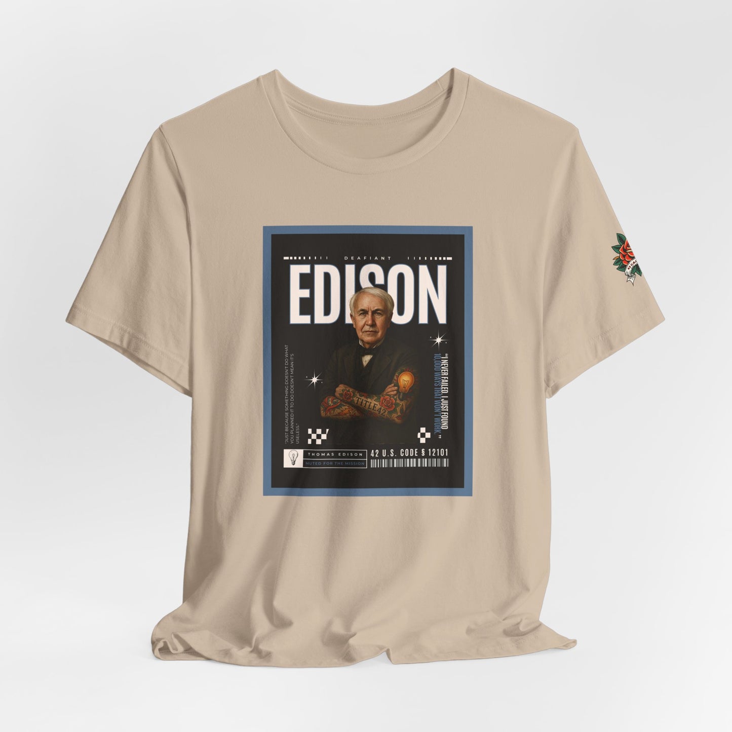 DEAFIANT Deaf Edison Tee | Unisex Short Sleeve