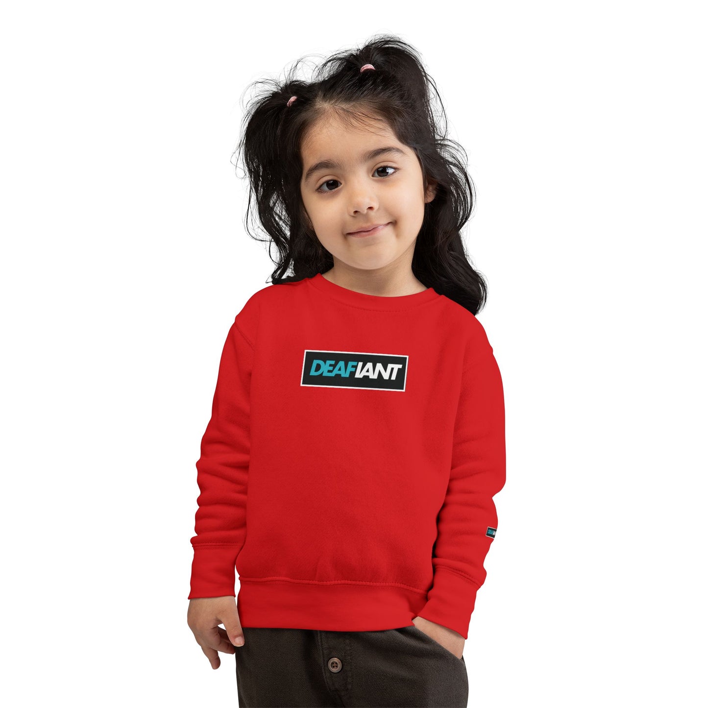 DEAFIANT Classic Logo Toddler Sweatshirt