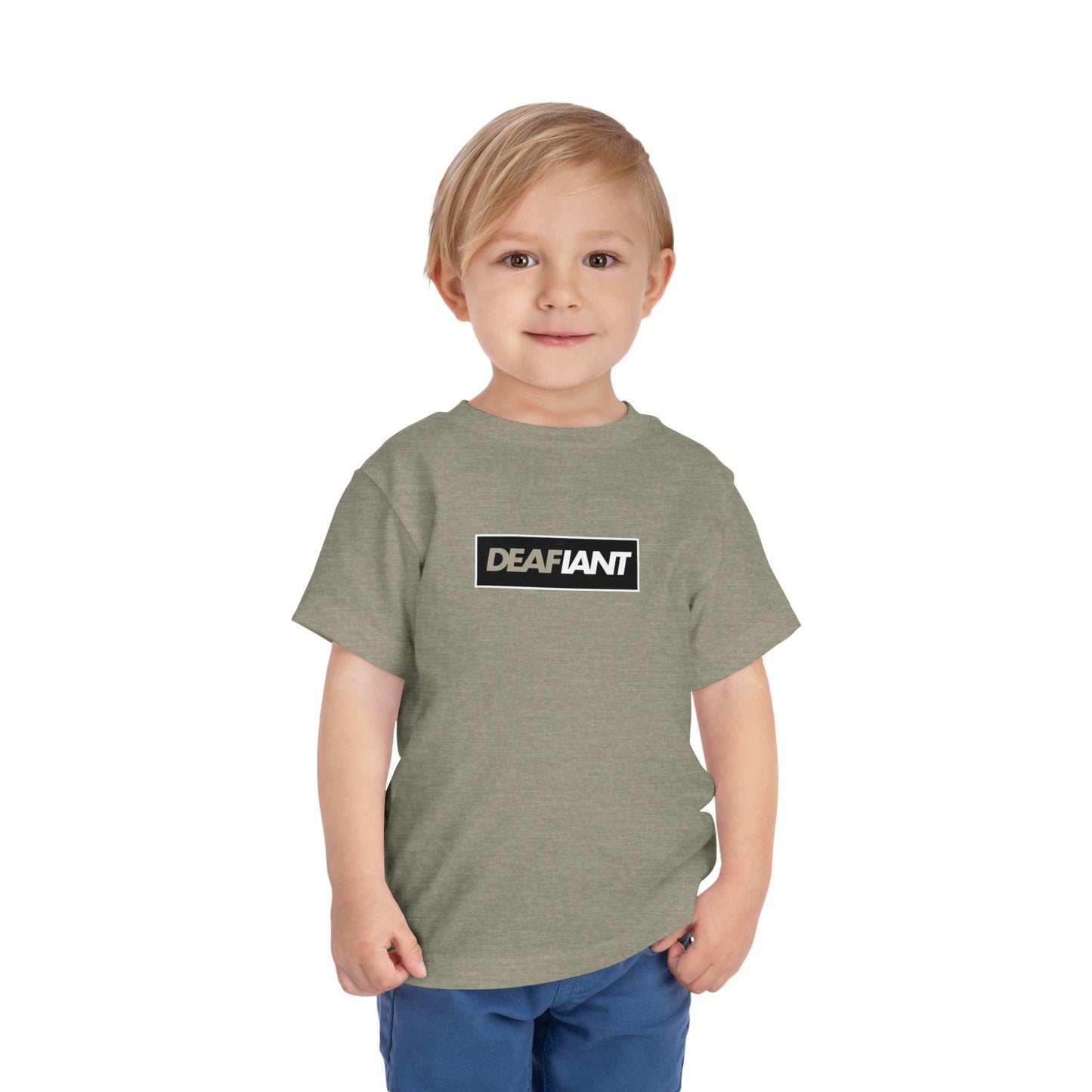 DEAFIANT Classic Logo Toddler Tee | Short Sleeve Tee