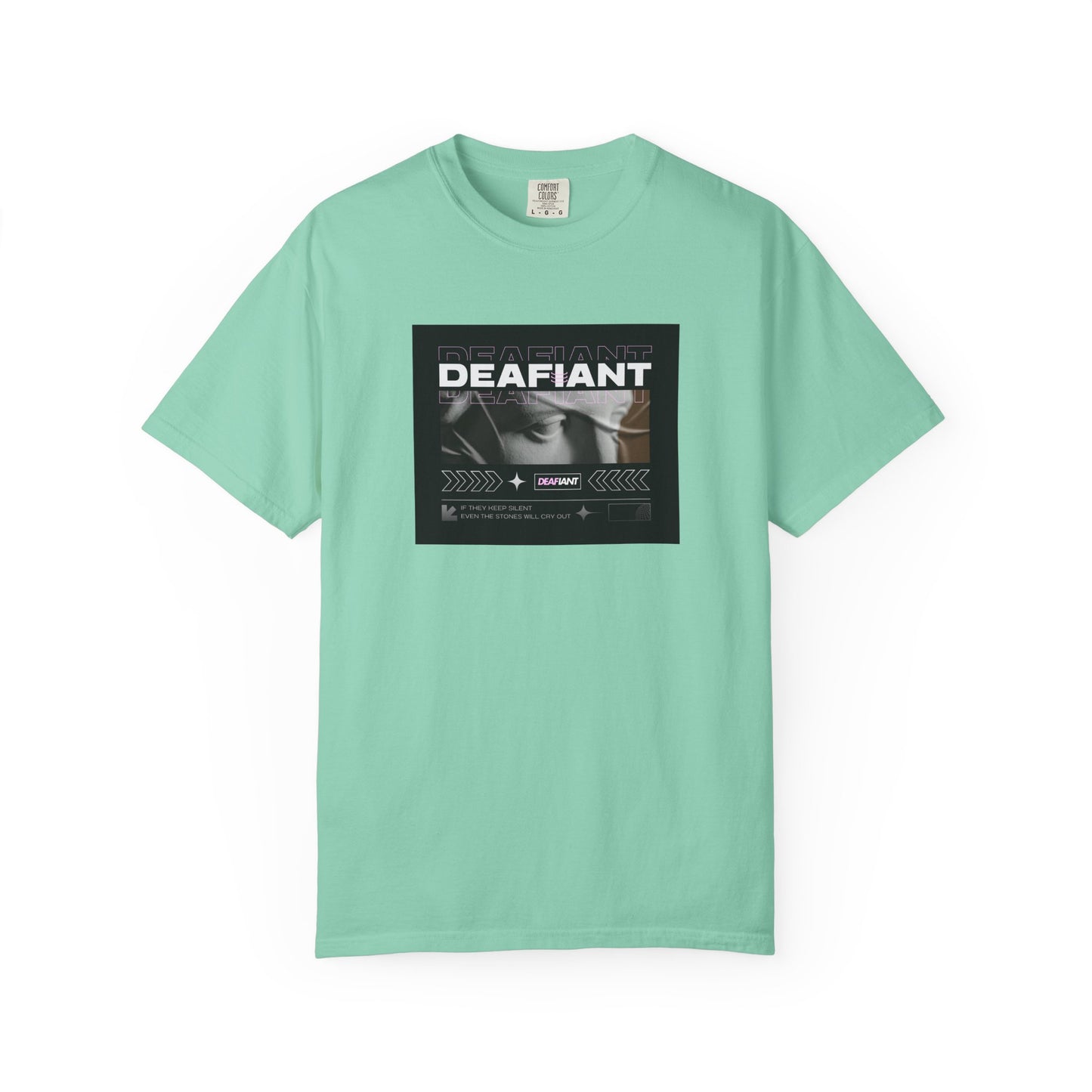 DEAFIANT If You Remain Silent Tee | Unisex Garment-Dyed Tee