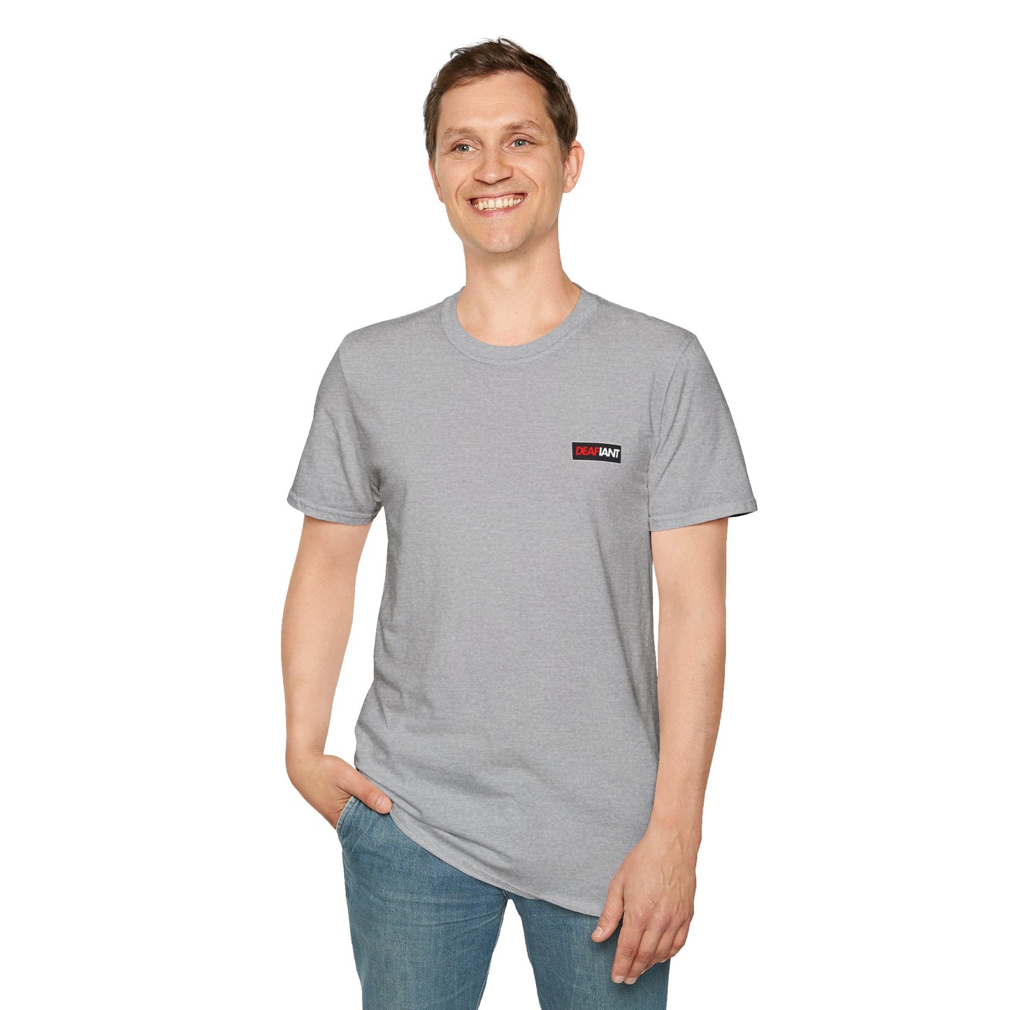DEAFIANT Classic Logo Tee | Unisex Soft style cotton tee