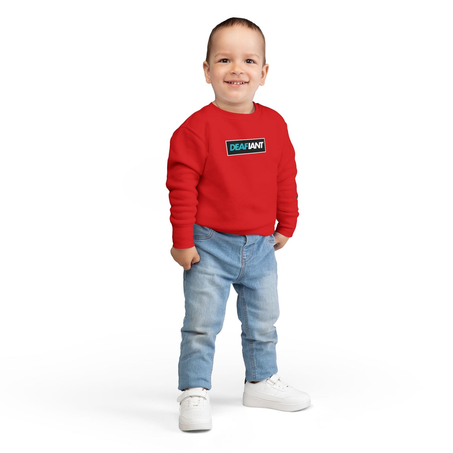 DEAFIANT Classic Logo Toddler Sweatshirt