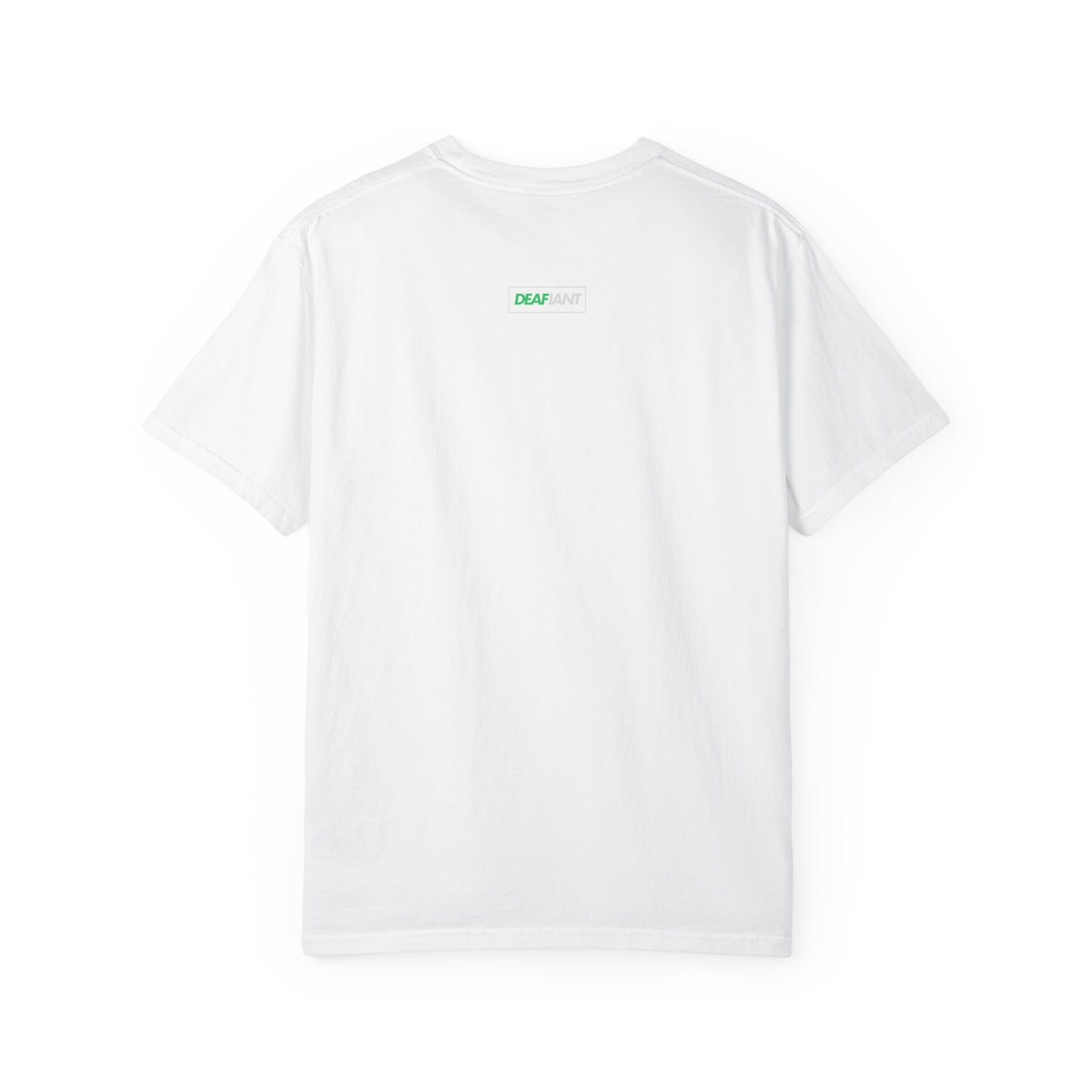 DEAFIANT Mos' Deaf Throwback Tee | Unisex | Garment-dyed
