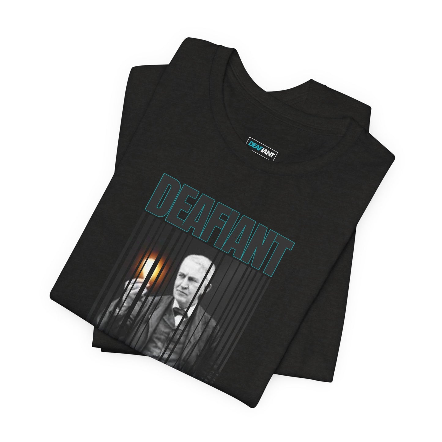 The Innovator Tee – Thomas Edison x DEAFIANT | Title 42 Edition| Unisex Jersey Tee