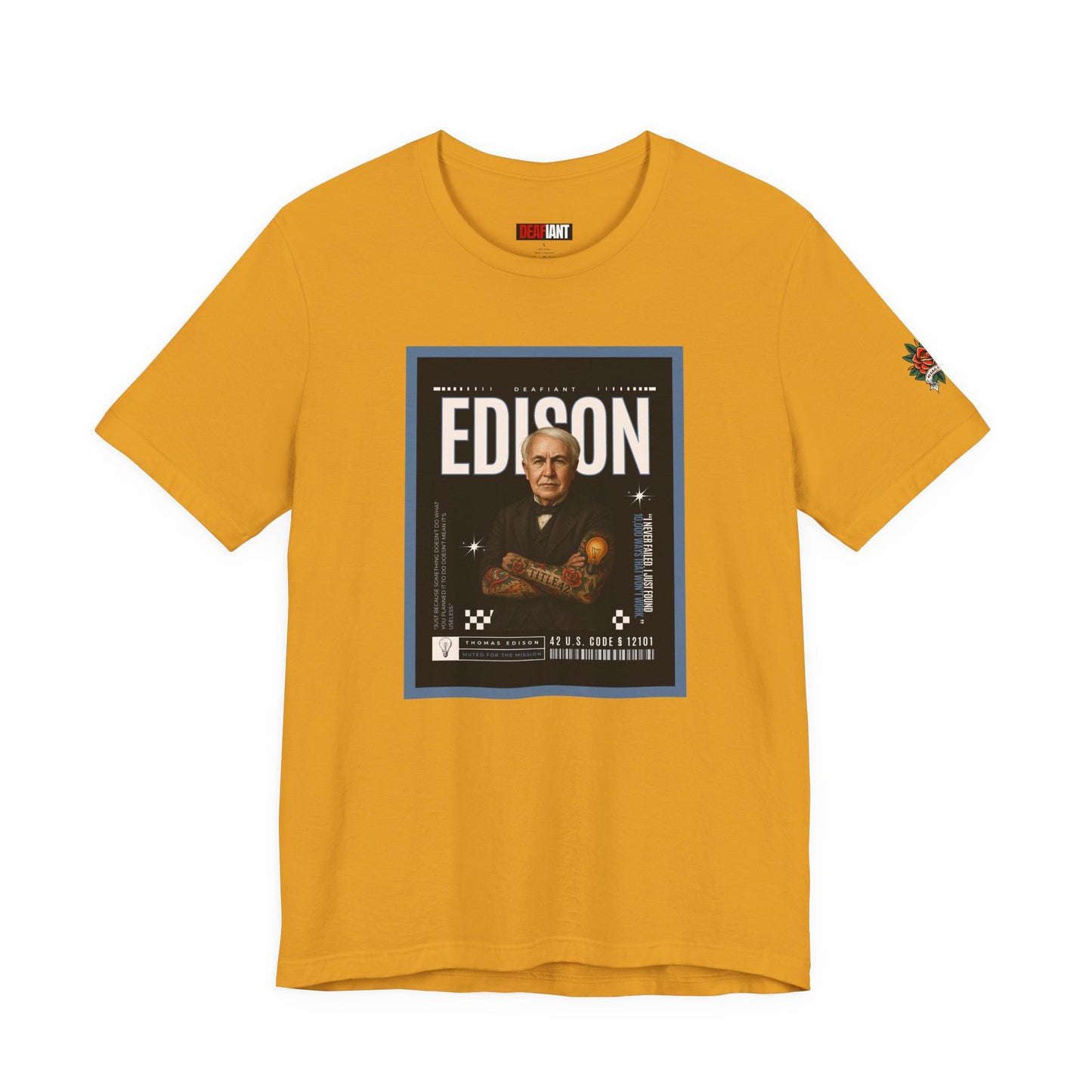DEAFIANT Deaf Edison Tee | Unisex Short Sleeve