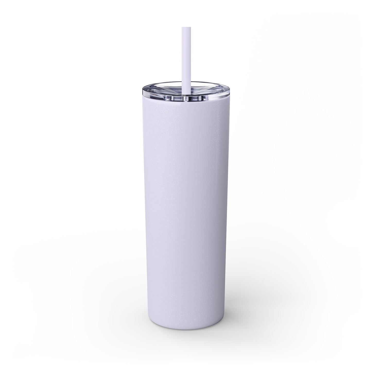 DEAFIANT The Deaf Lover Girl Skinny Tumbler with Straw, 20oz
