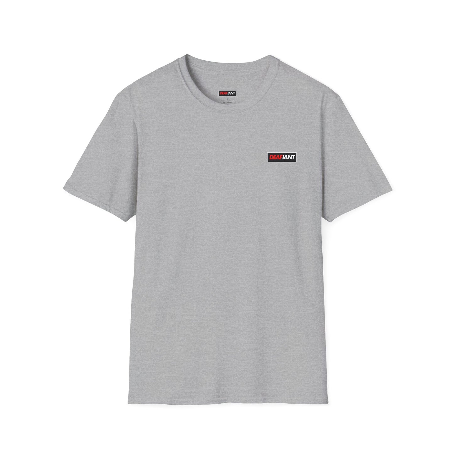 DEAFIANT Classic Logo Tee | Unisex Soft style cotton tee