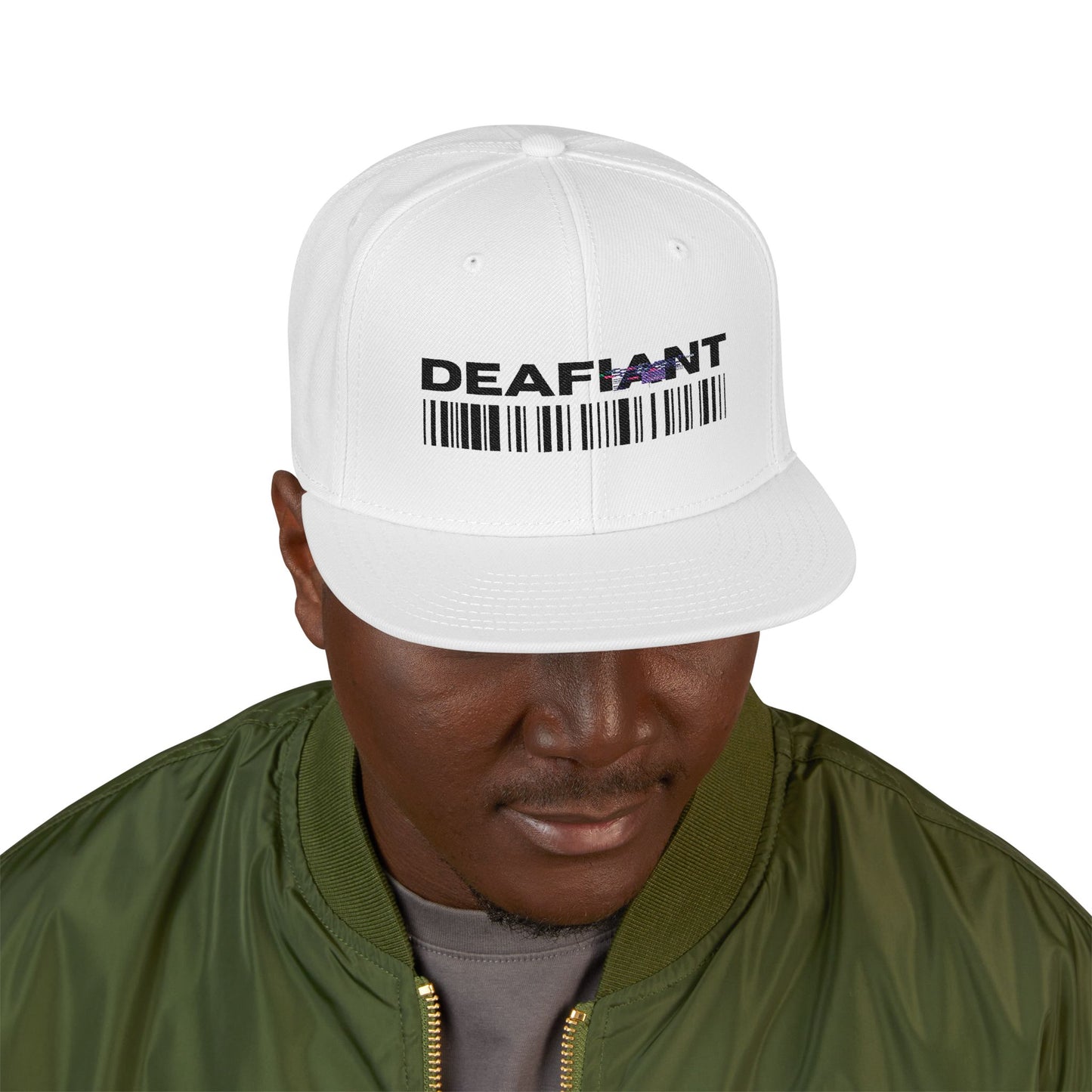 DEAFIANT I.D. Me | Snapback (Embroidered)