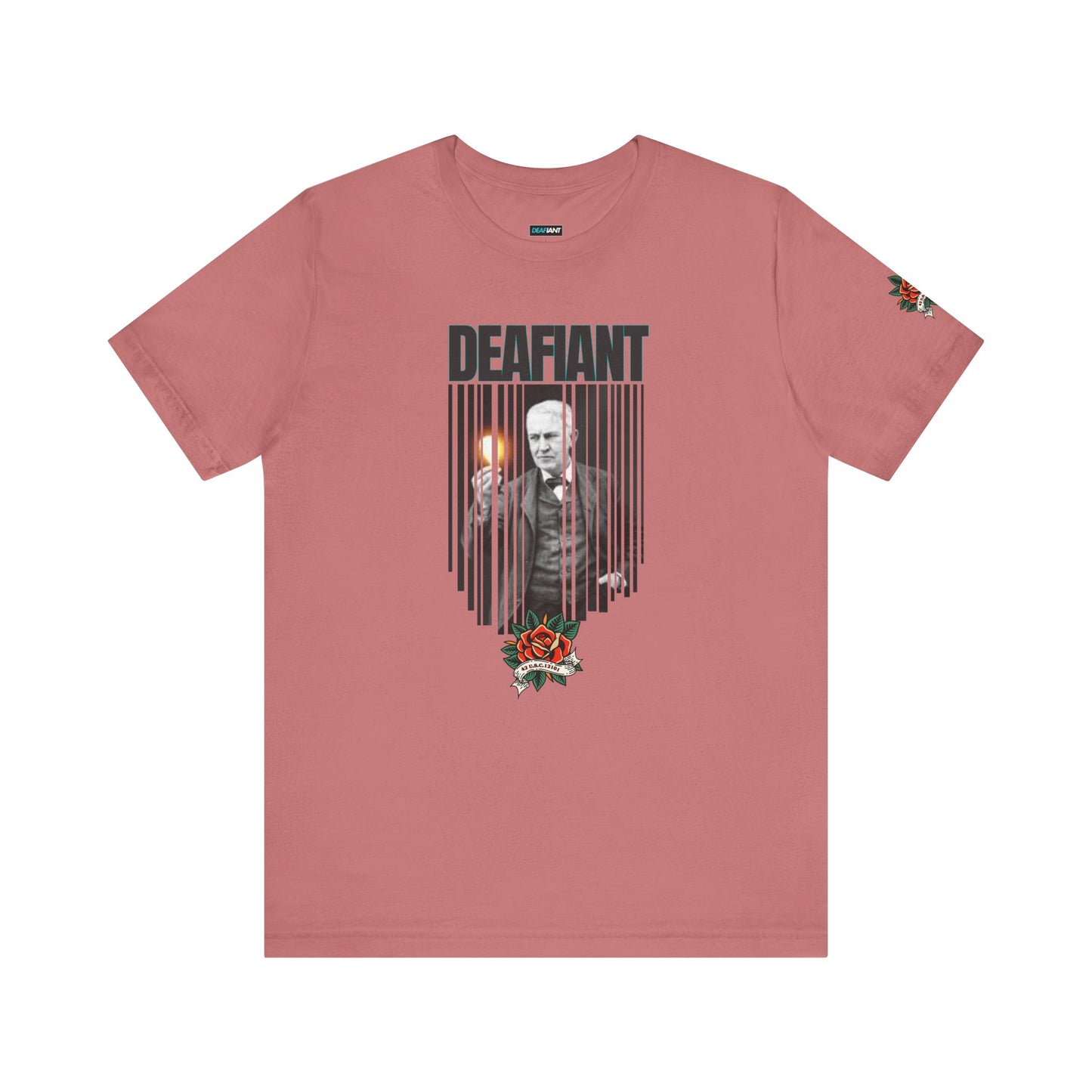 The Innovator Tee – Thomas Edison x DEAFIANT | Title 42 Edition| Unisex Jersey Tee