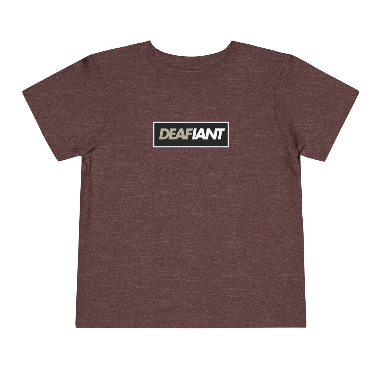 DEAFIANT Classic Logo Toddler Tee | Short Sleeve Tee