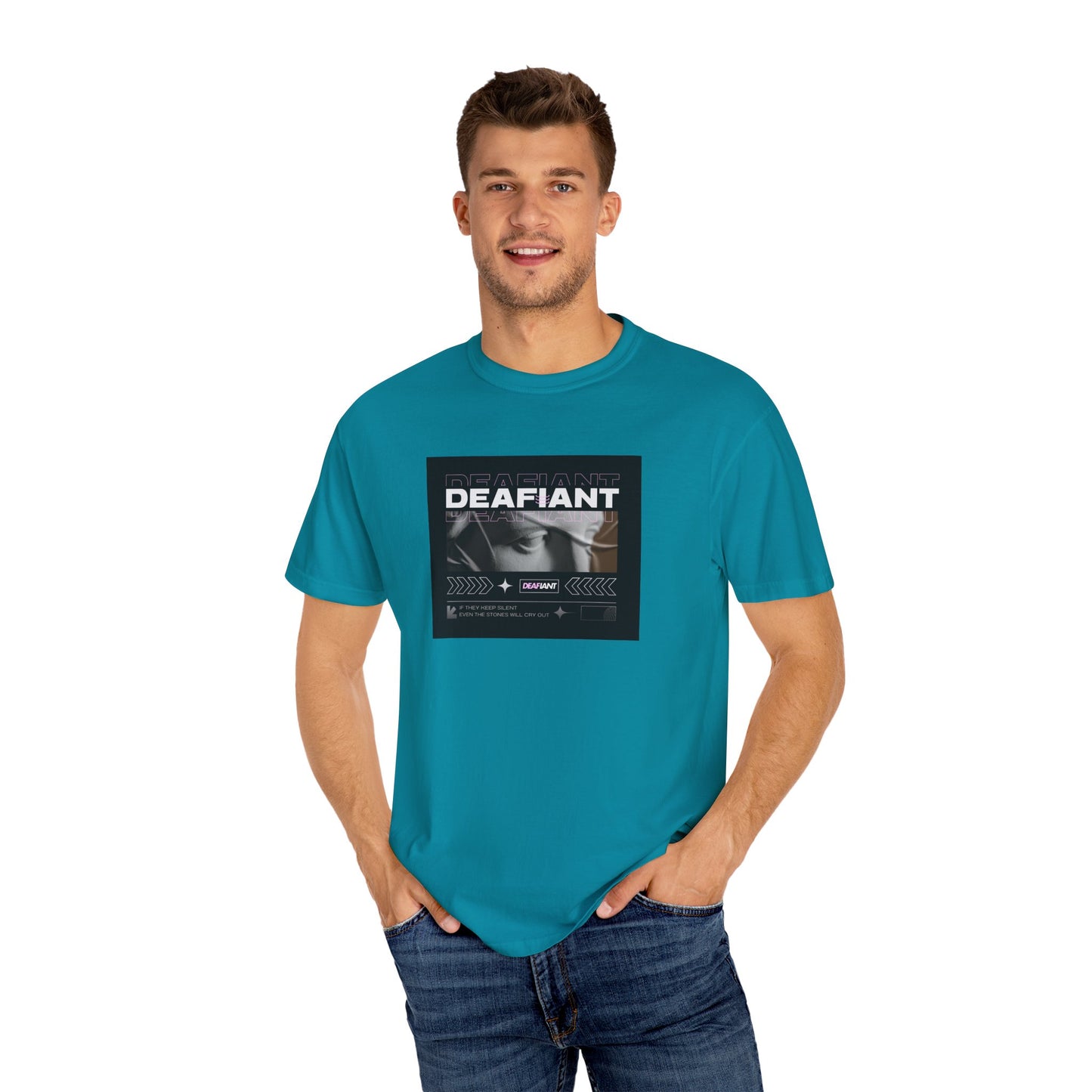 DEAFIANT If You Remain Silent Tee | Unisex Garment-Dyed Tee