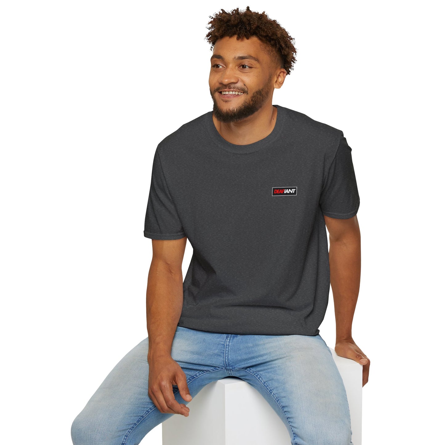 DEAFIANT Classic Logo Tee | Unisex Soft style cotton tee