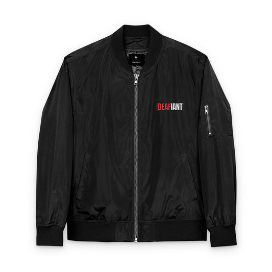DEAFIANT Silent Bomber Jacket (Embroidery)