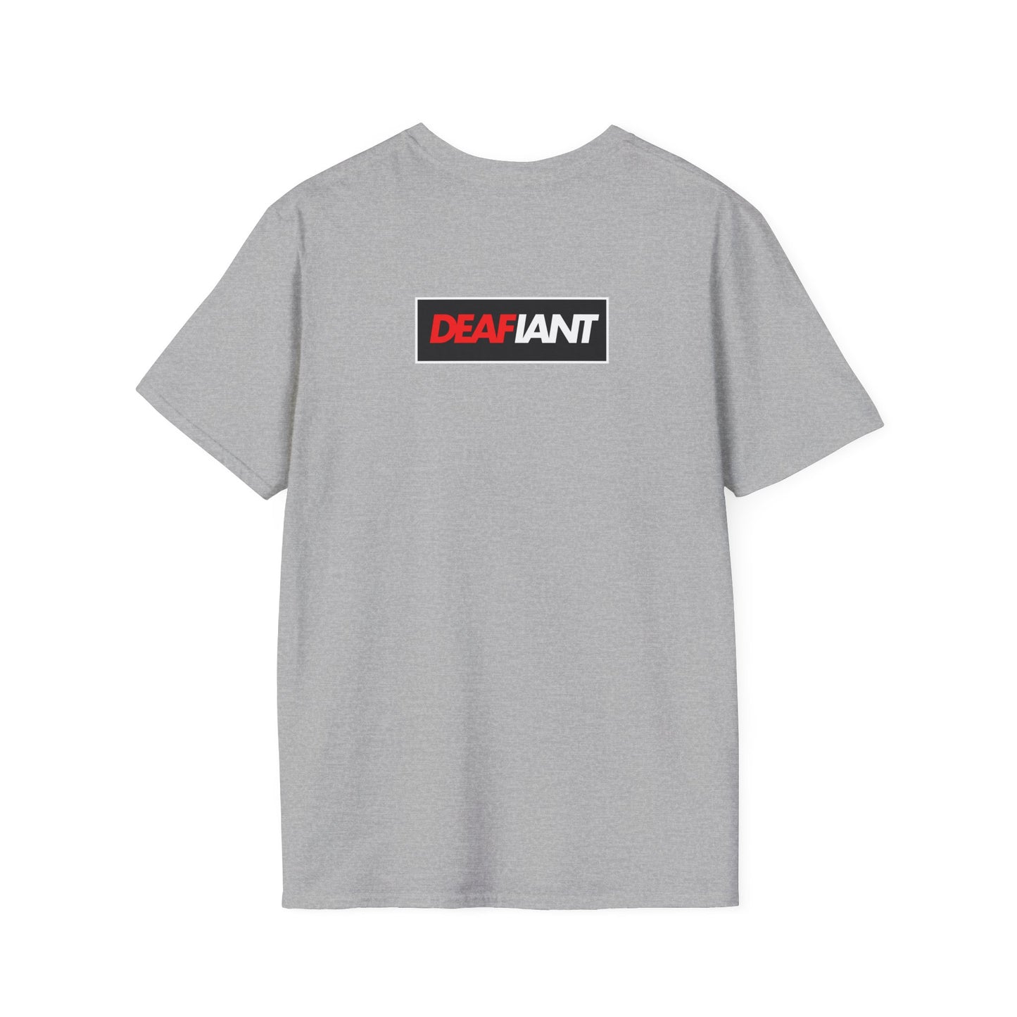 DEAFIANT Classic Logo Tee | Unisex Soft style cotton tee