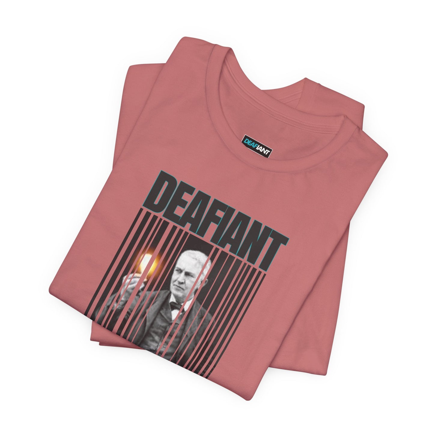 The Innovator Tee – Thomas Edison x DEAFIANT | Title 42 Edition| Unisex Jersey Tee